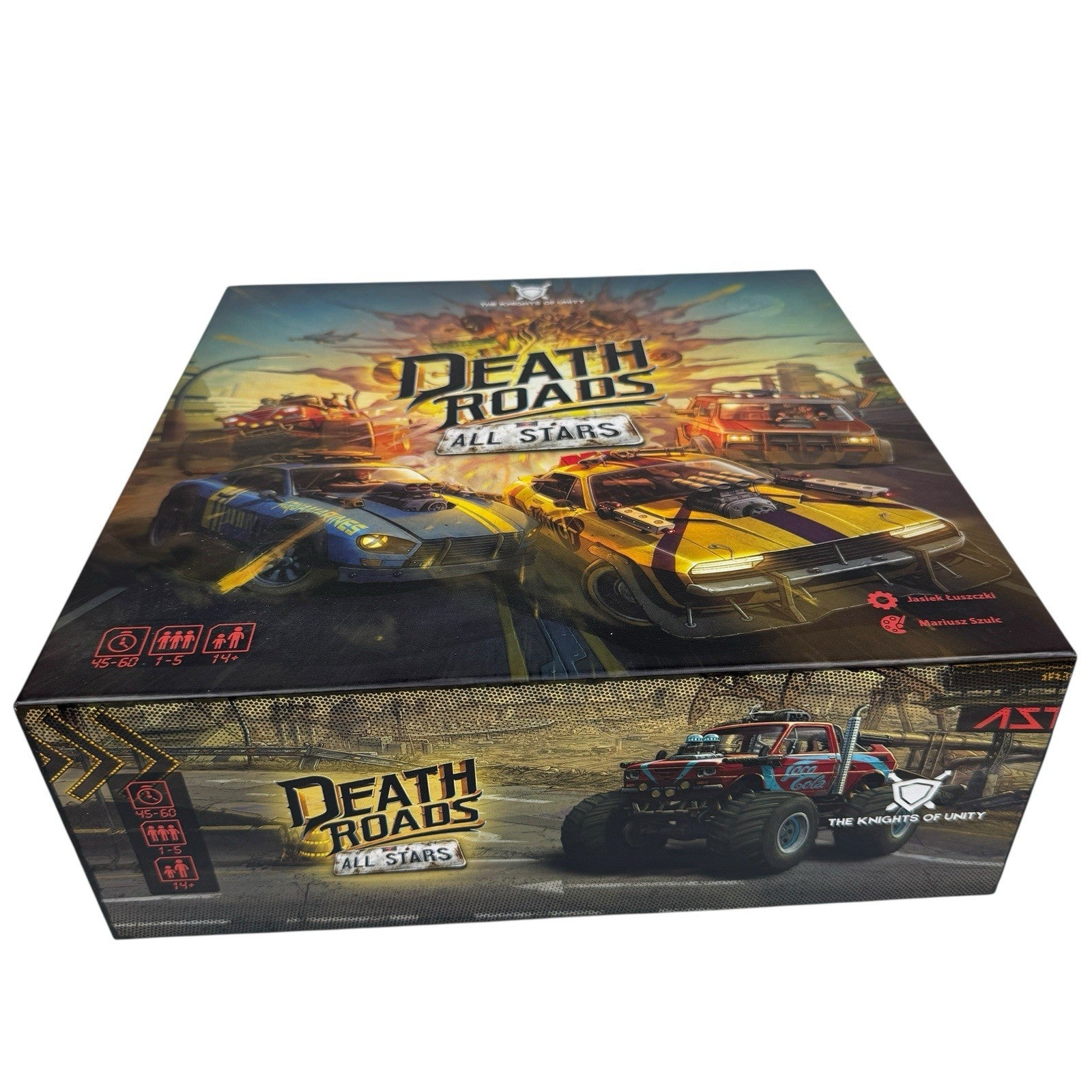 Death Roads All Stars Kickstarter Game Play All In Arcade Style Board Game NM