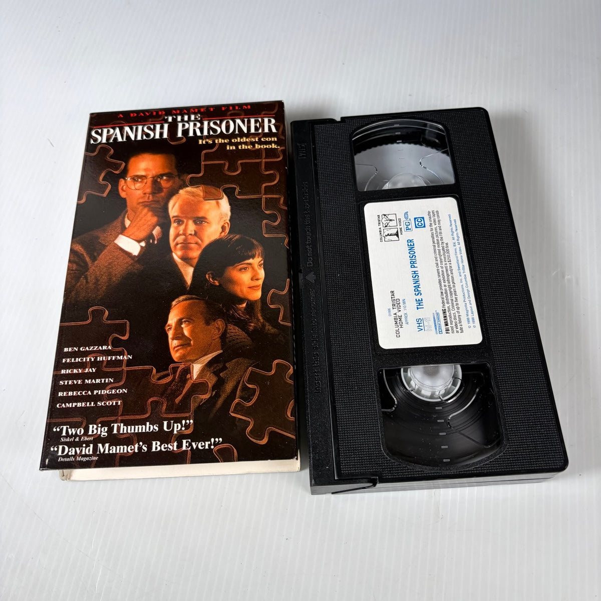 The Spanish Prisoner VHS 1997 Thriller Original Release Columbia Pictures