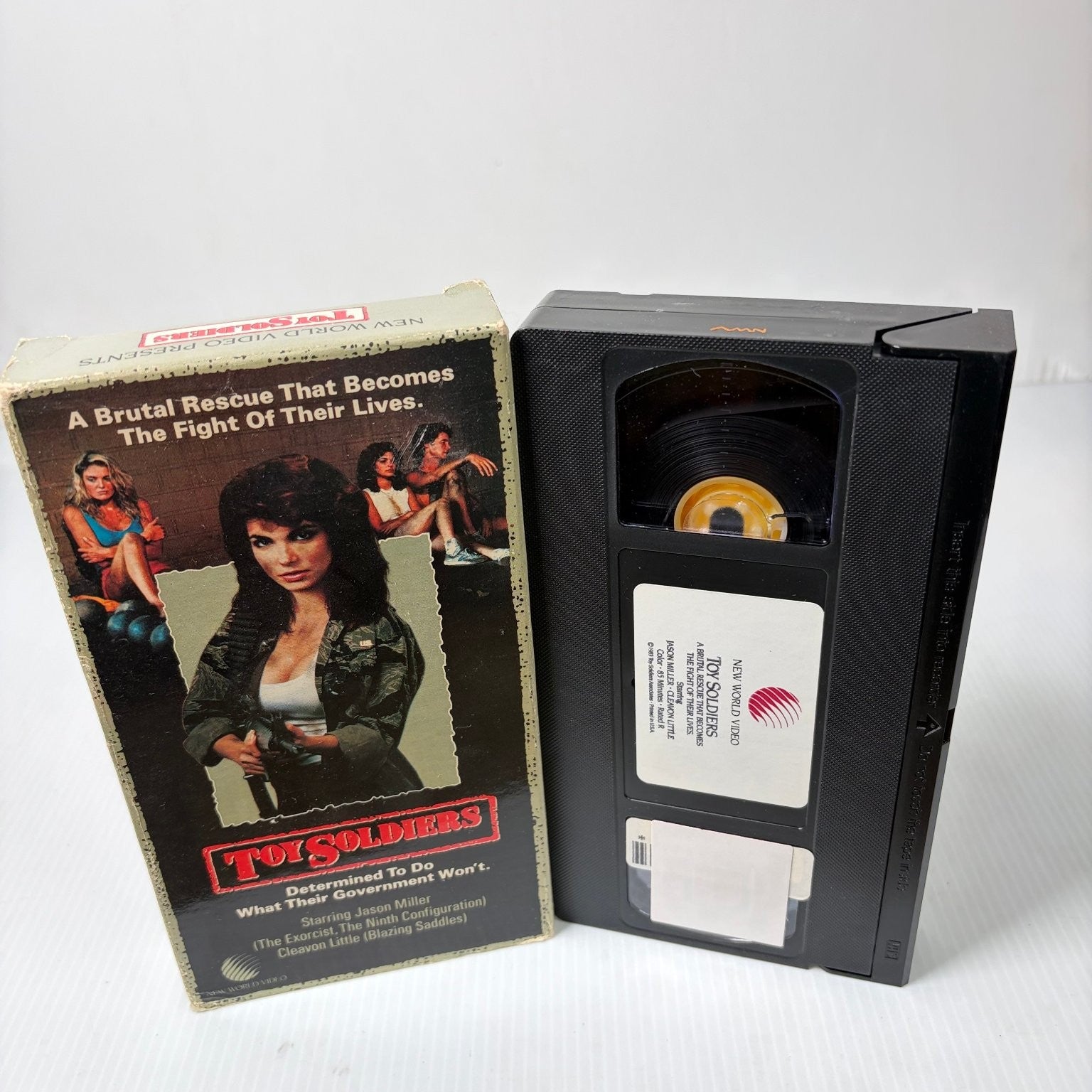 Toy Soldiers VHS 1984 Action Adventure New World Video Jason Miller R