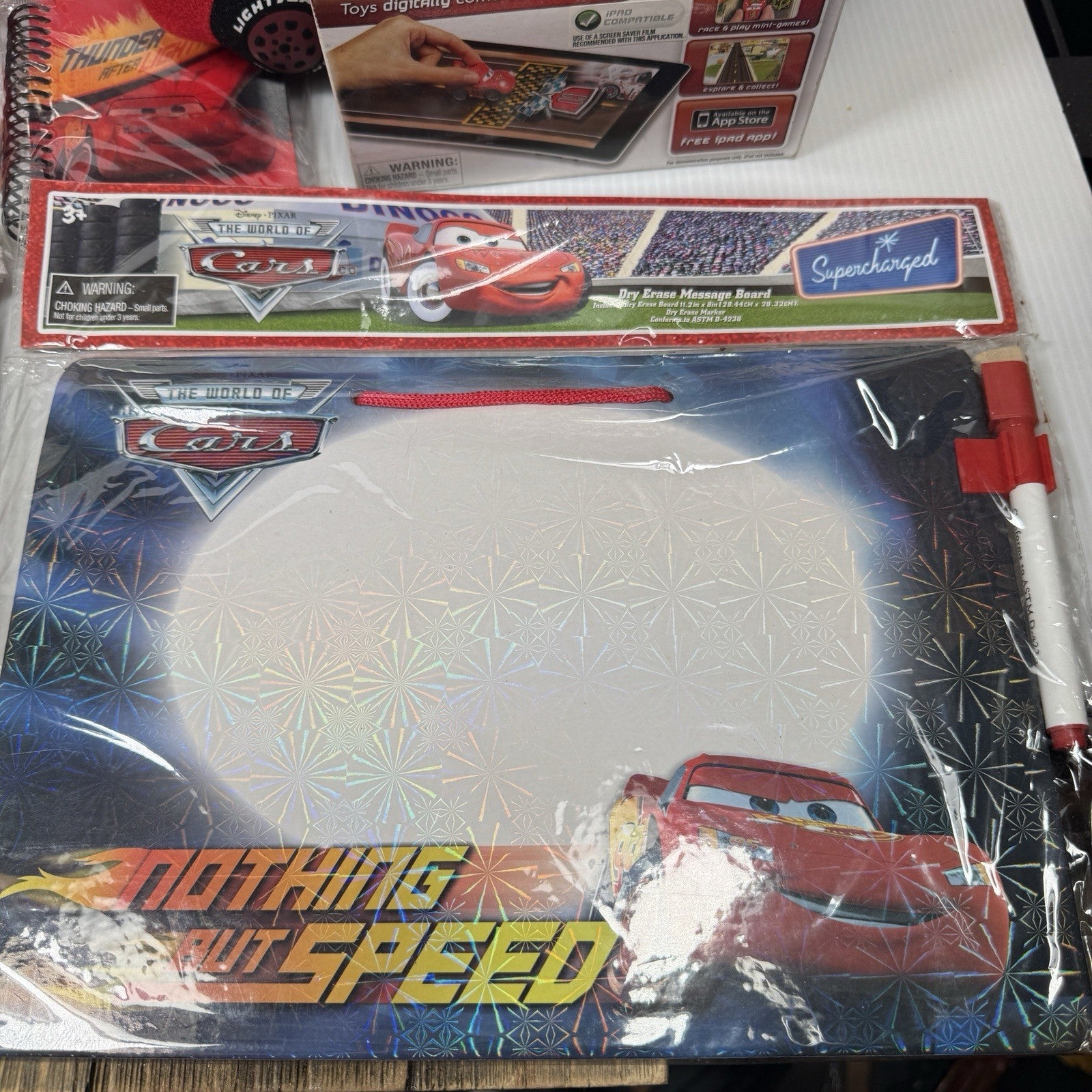 Mixed Lot Of Disney Pixar Cars Decorations, Party Favors & Toys