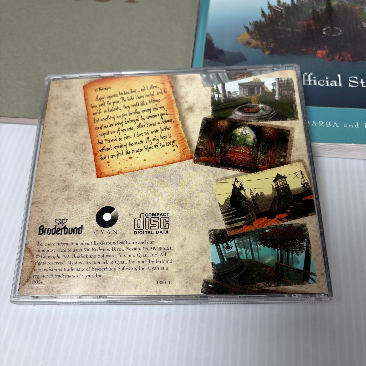 MYST PC Big Box PC CD-ROM Game Classic Adventure Puzzle Broderbund Complete