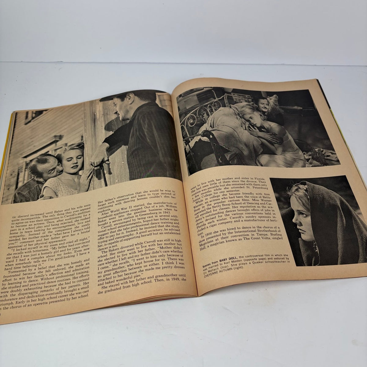Vintage Screen Legends Magazine May 1965 Vol. One No. 1 James Dean, Carrol Baker