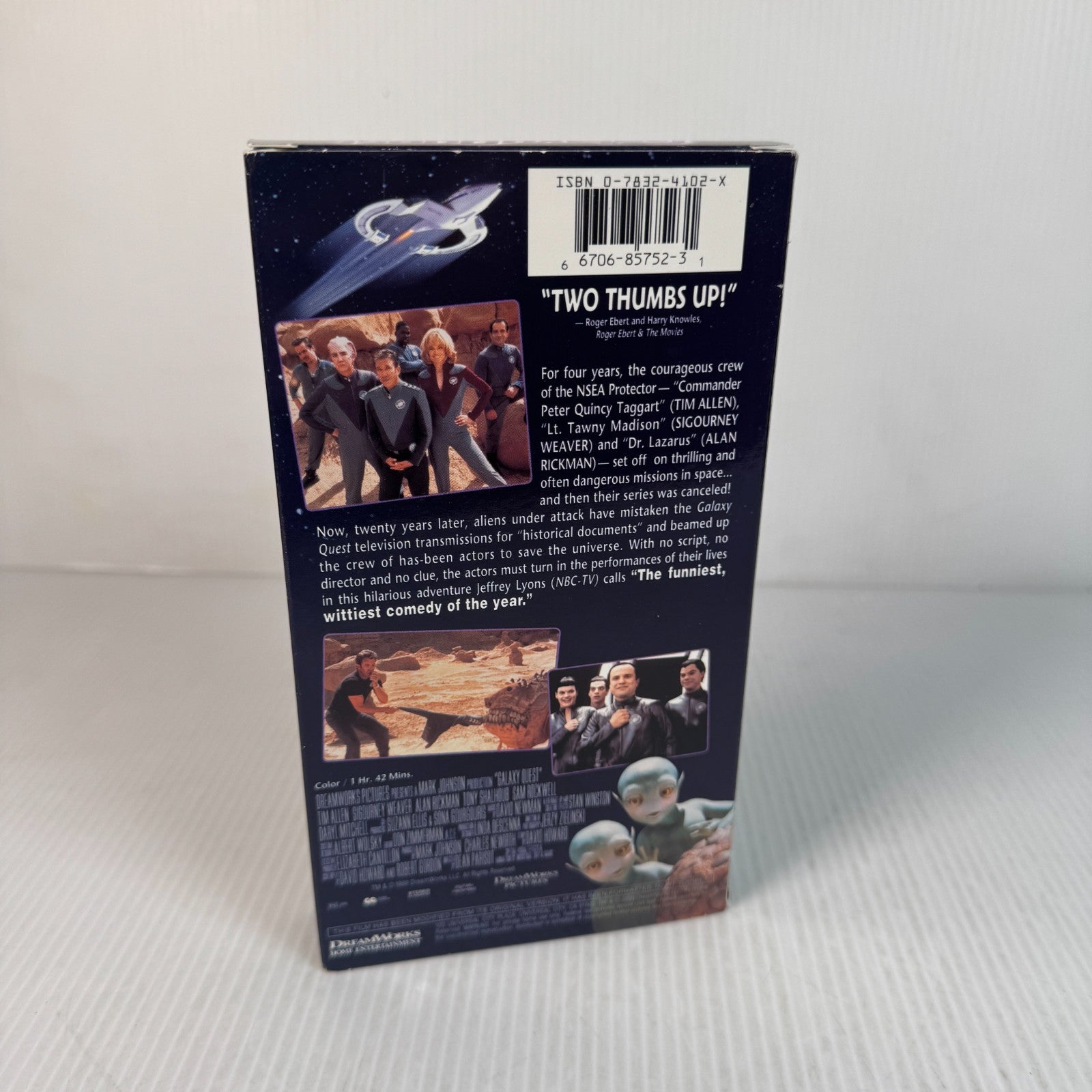 Galaxy Quest Movie (NTSC VHS 1999) Tim Allen Sigourney Weaver Alan Rickman