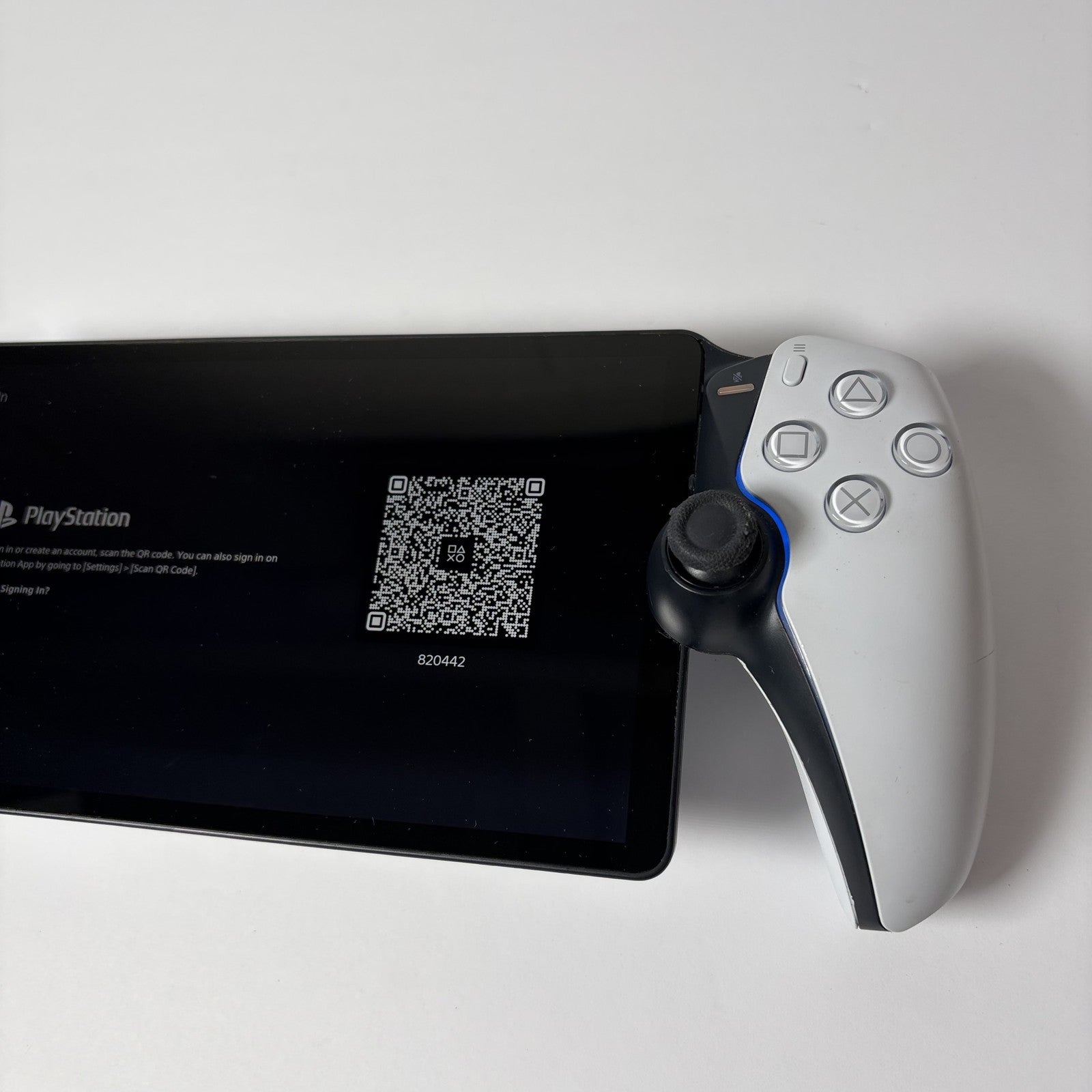 PlayStation Portal Remote Player CR-V0001 PS5 Handheld AS IS Left Analog Damage