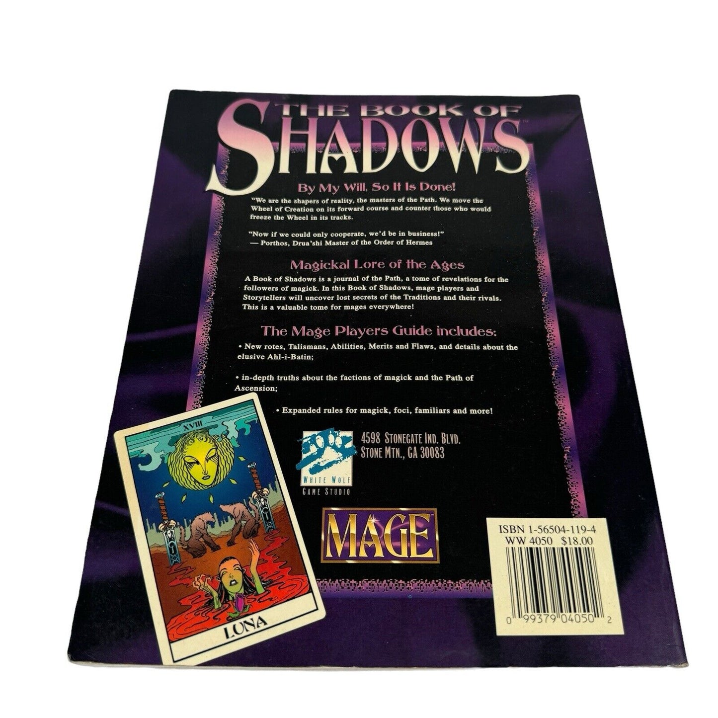 The Book of Shadows - Mage the Ascension WW4050