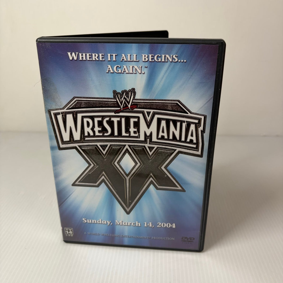 WrestleMania XX DVD 2004 Eddie Guerrero Triple H Shawn Michaels 3-Disc Set NTSC