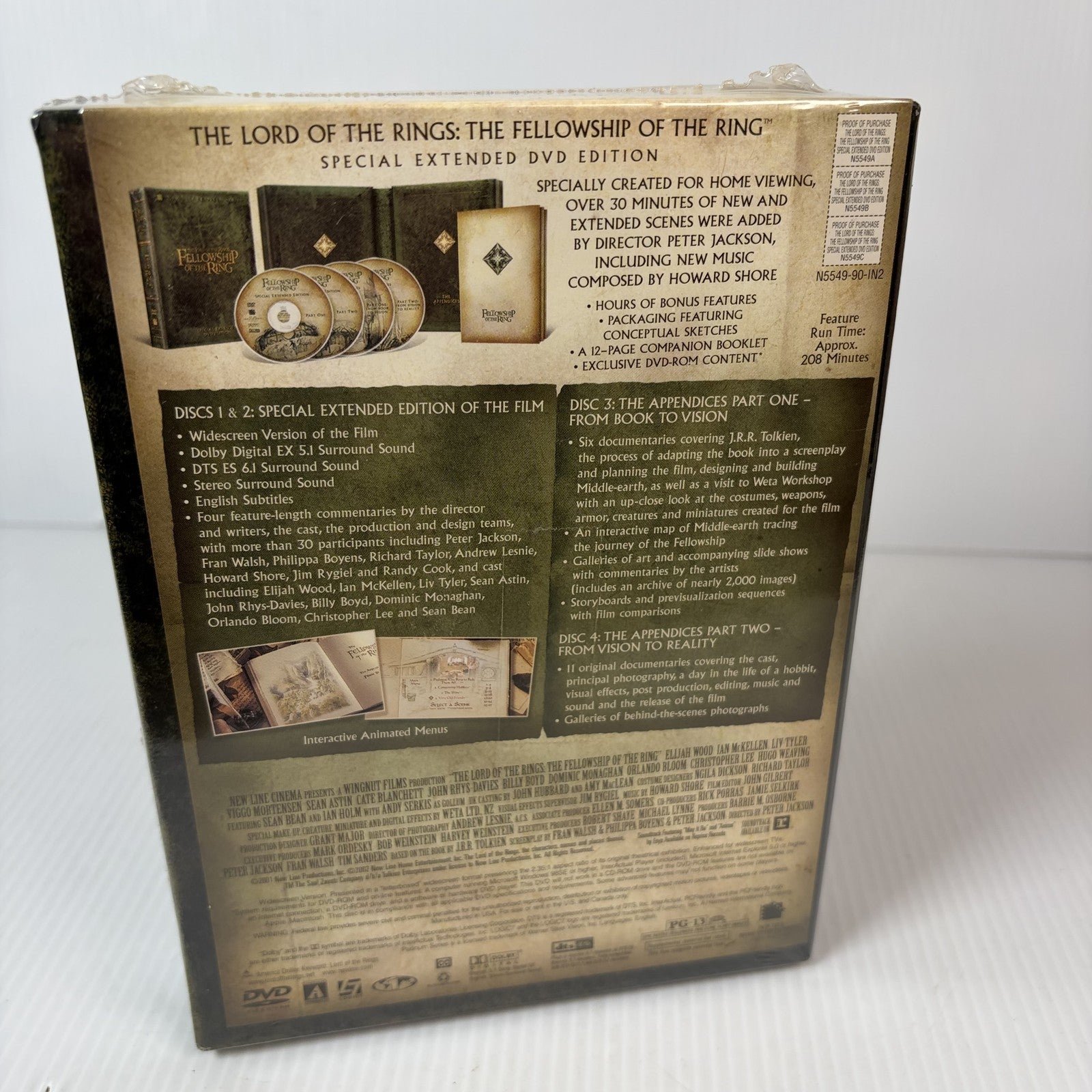 The Lord of the Rings: The Fellowship of the Ring Special Extended DVD Edition