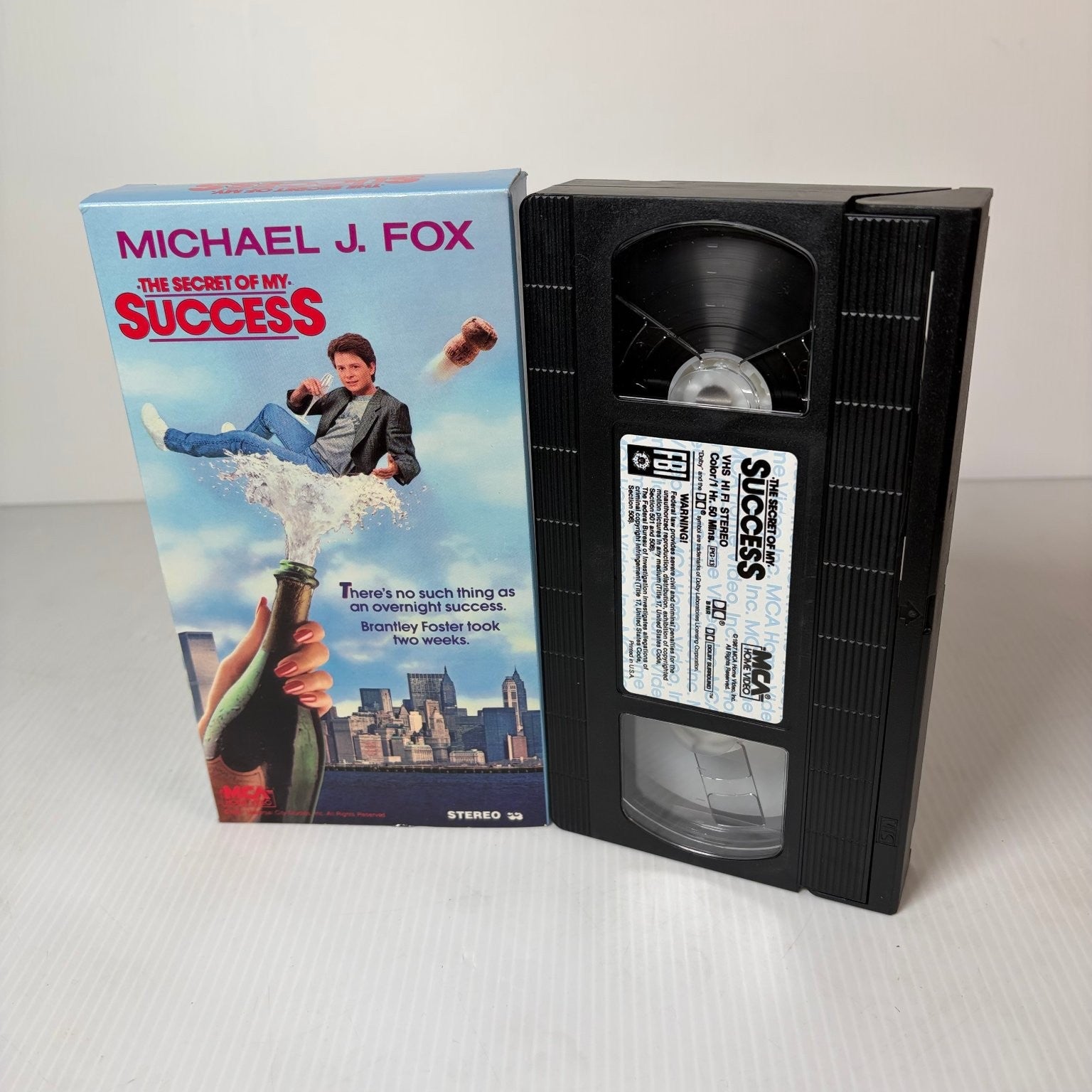 The Secret of My Success VHS 1987 Comedy Michael J. Fox MCA Home Video