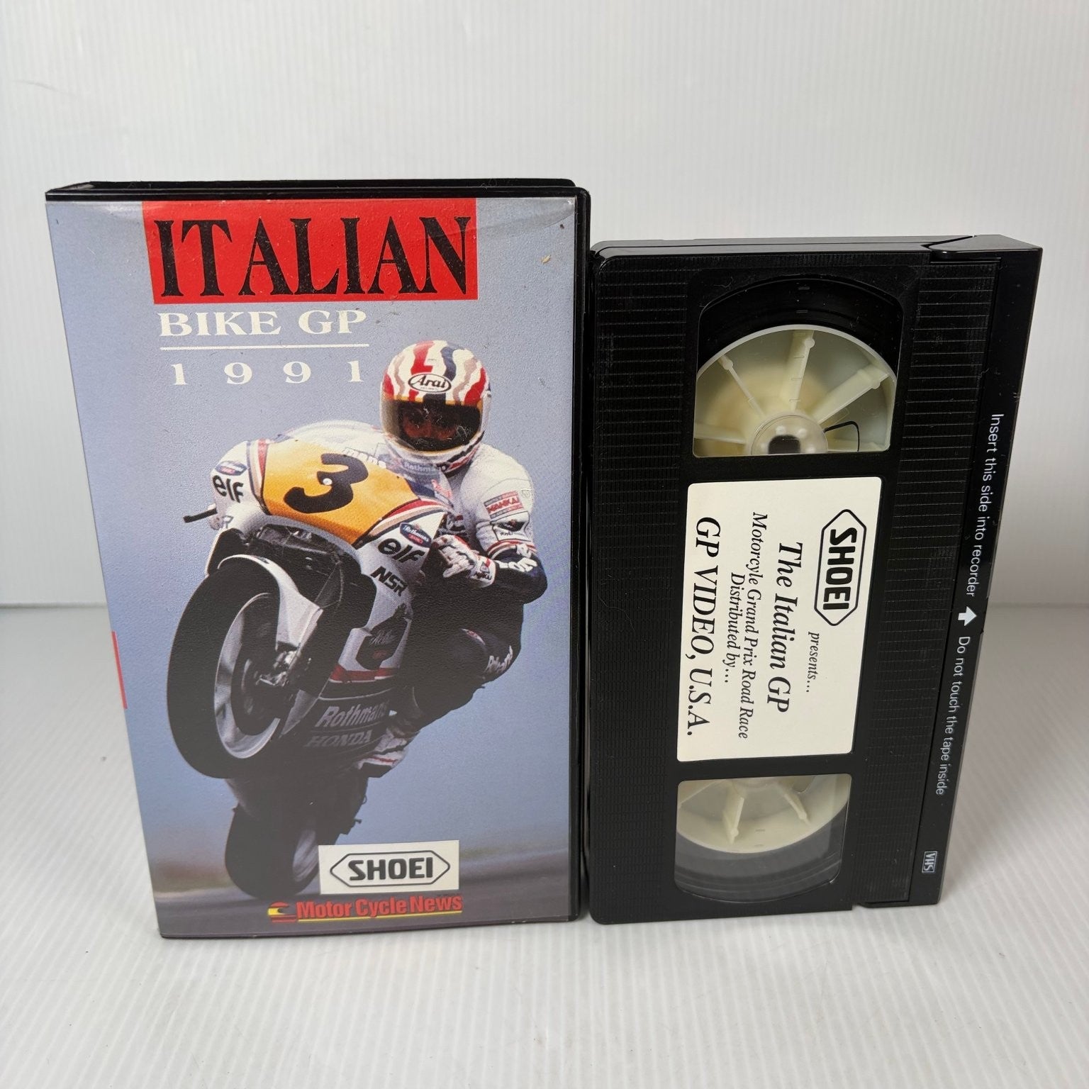 Italian Bike GP 1991 VHS Motorcycle Grand Prix Race Motovideo Shoei