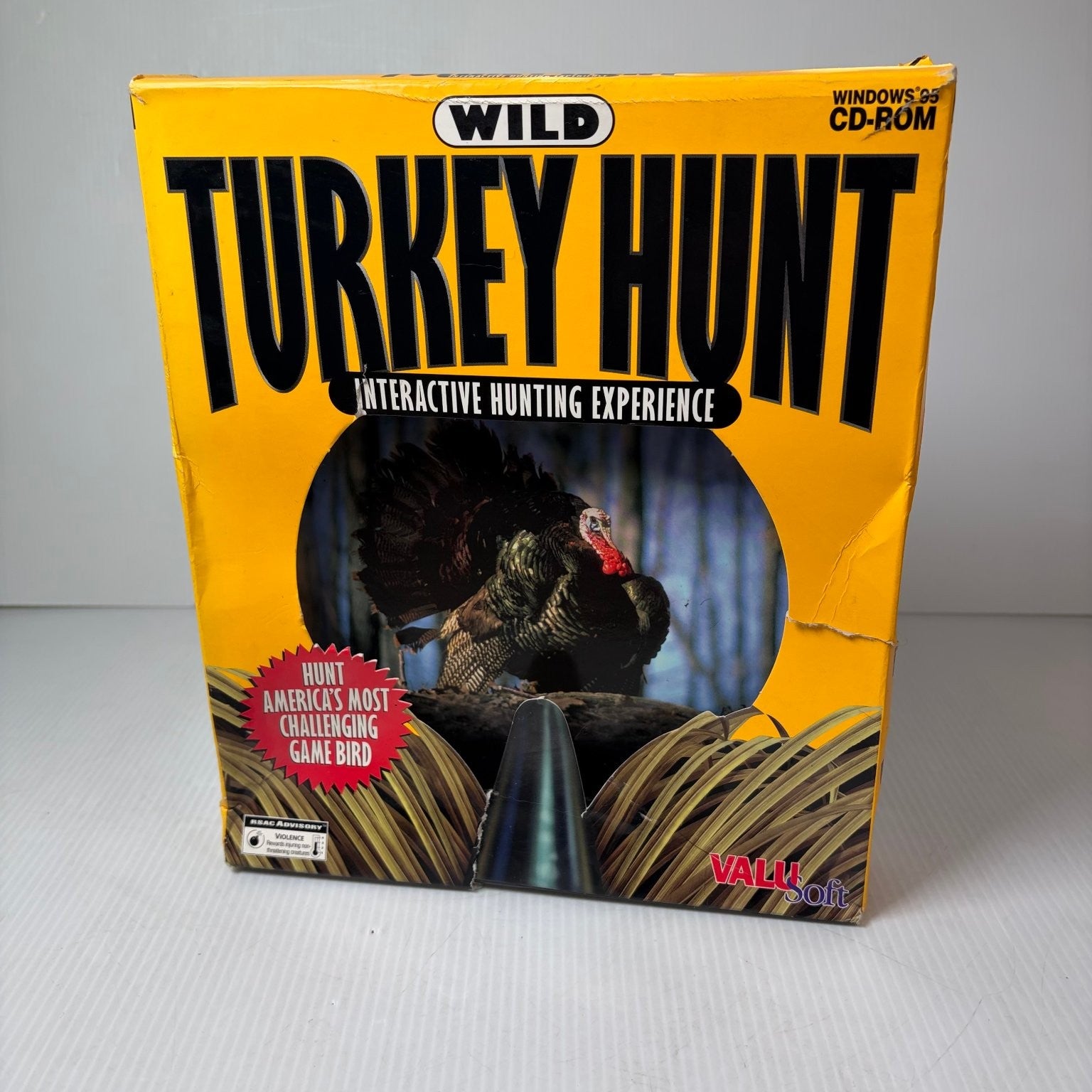 Wild Turkey Hunt Windows 95 Big Box PC CD-ROM Interactive Hunting FPS Complete