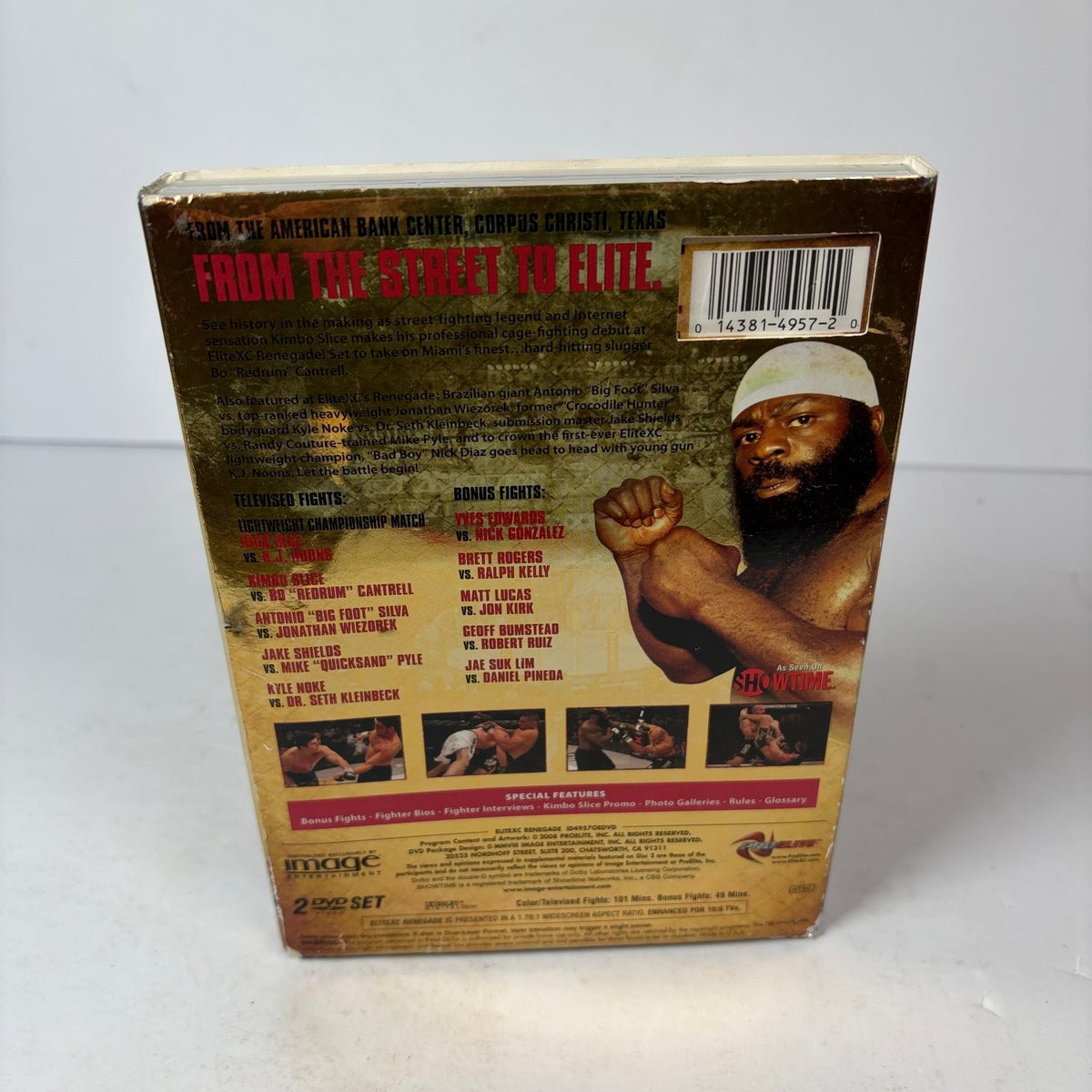 Pro Elite XC Renegade DVD Set w/ Collector Cards Kimbo Slice & Nick Diaz Rookie