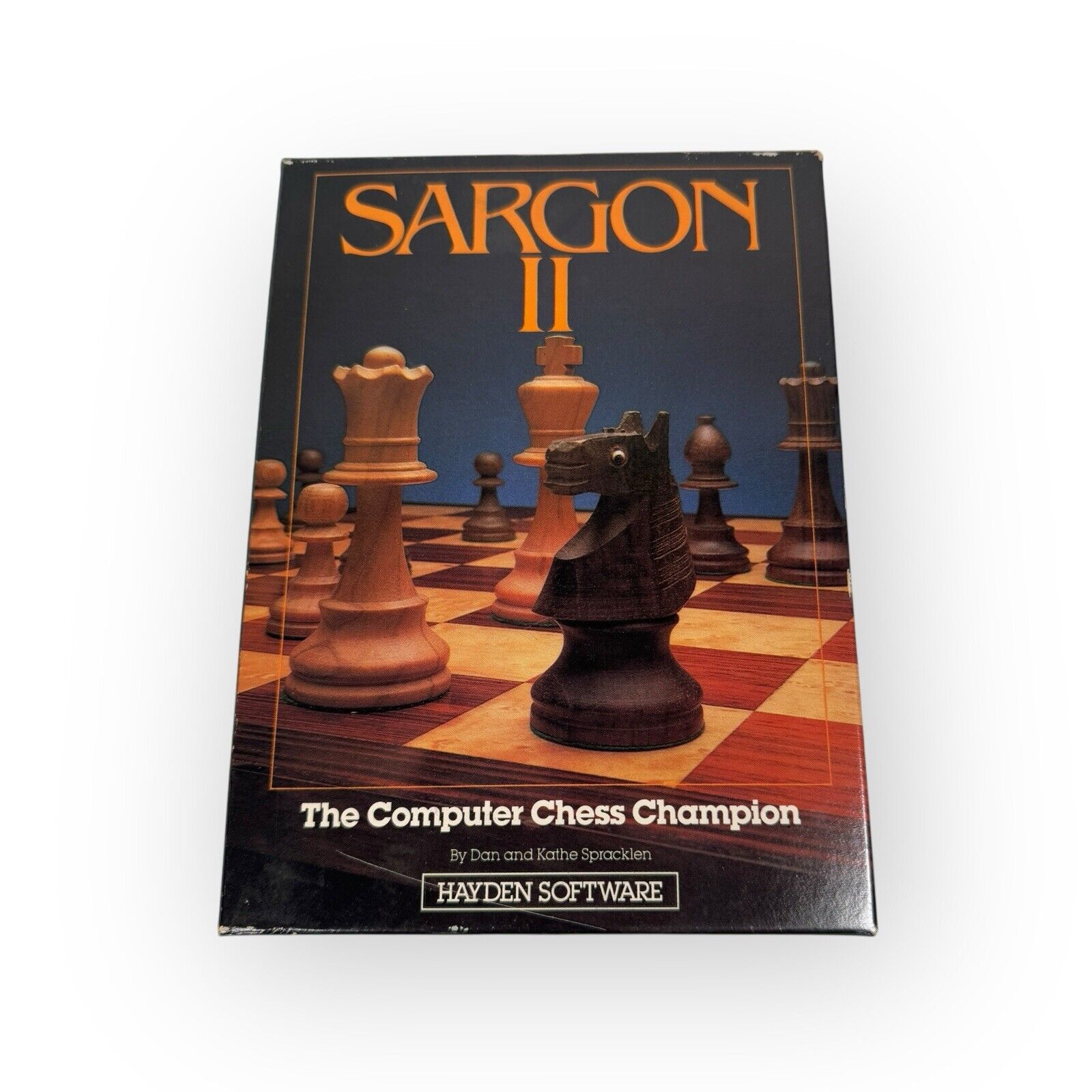 Sargon II Computer Chess Champion Complete CIB Commodore Cassette Version