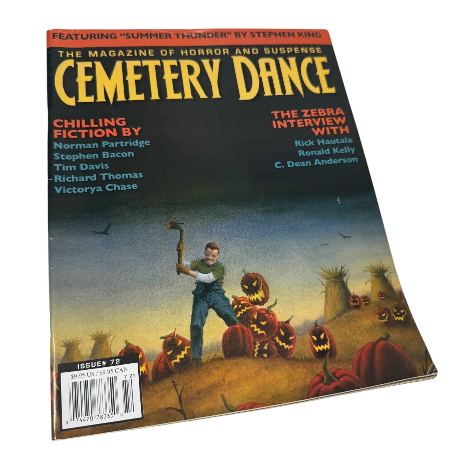 Cemetery Dance Magazine January 2015 #72 Norman Partridge No Label VG