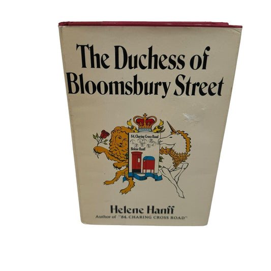 Vintage 1973 The DUCHESS of Bloomsbury Street by Helene Hanff  1st Ed 2nd Print