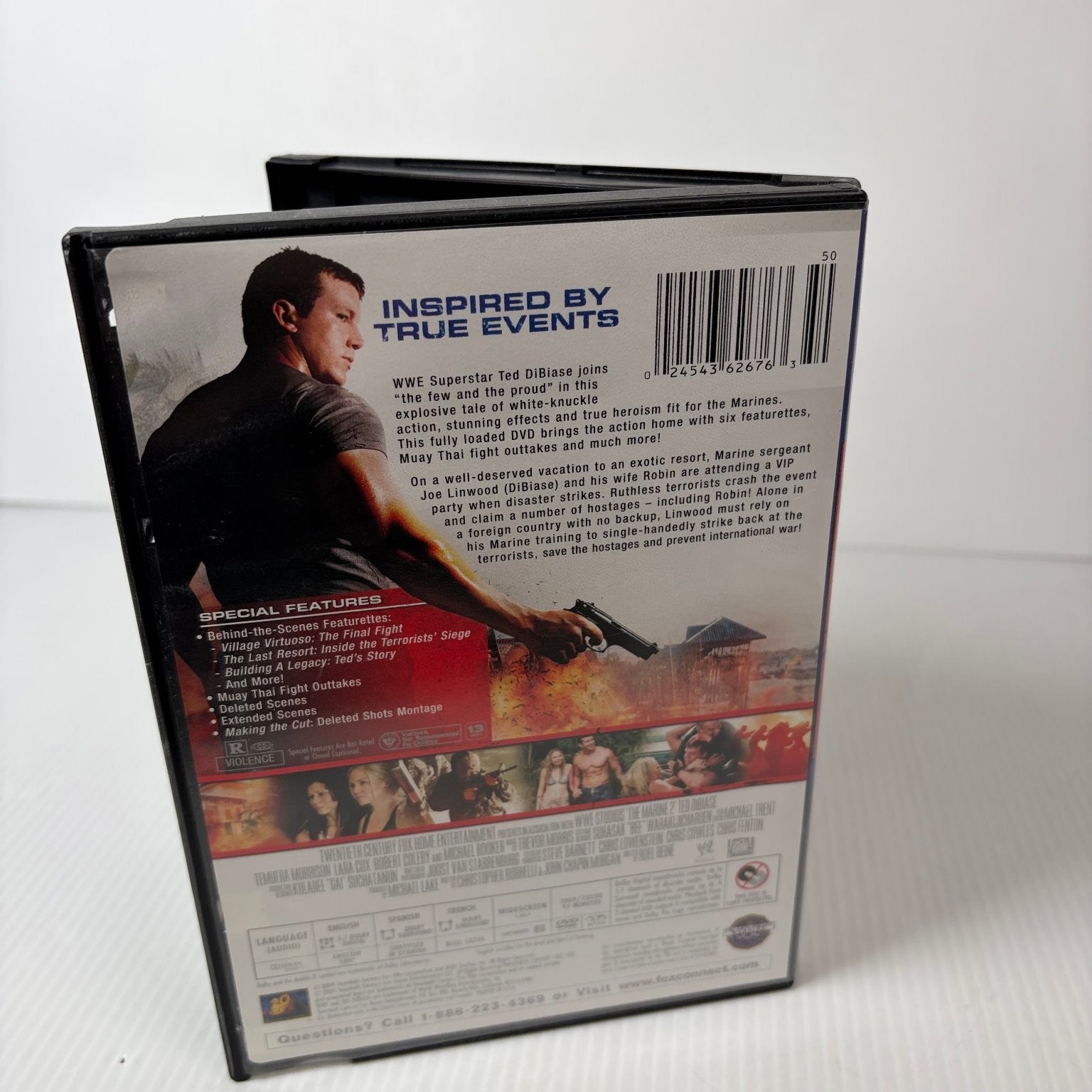 The Marine 2 DVD 2009 Ted DiBiase WWE Studios Action Film Special Features