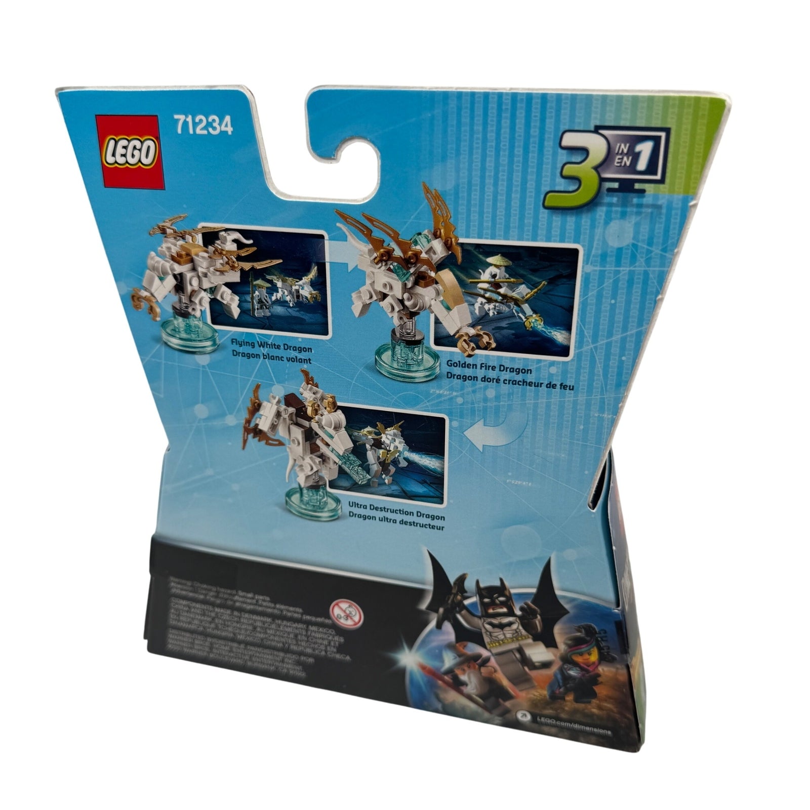 Lego Dimensions Ninjago Fun Pack 71234 Sensei Wu & Flying White Dragon