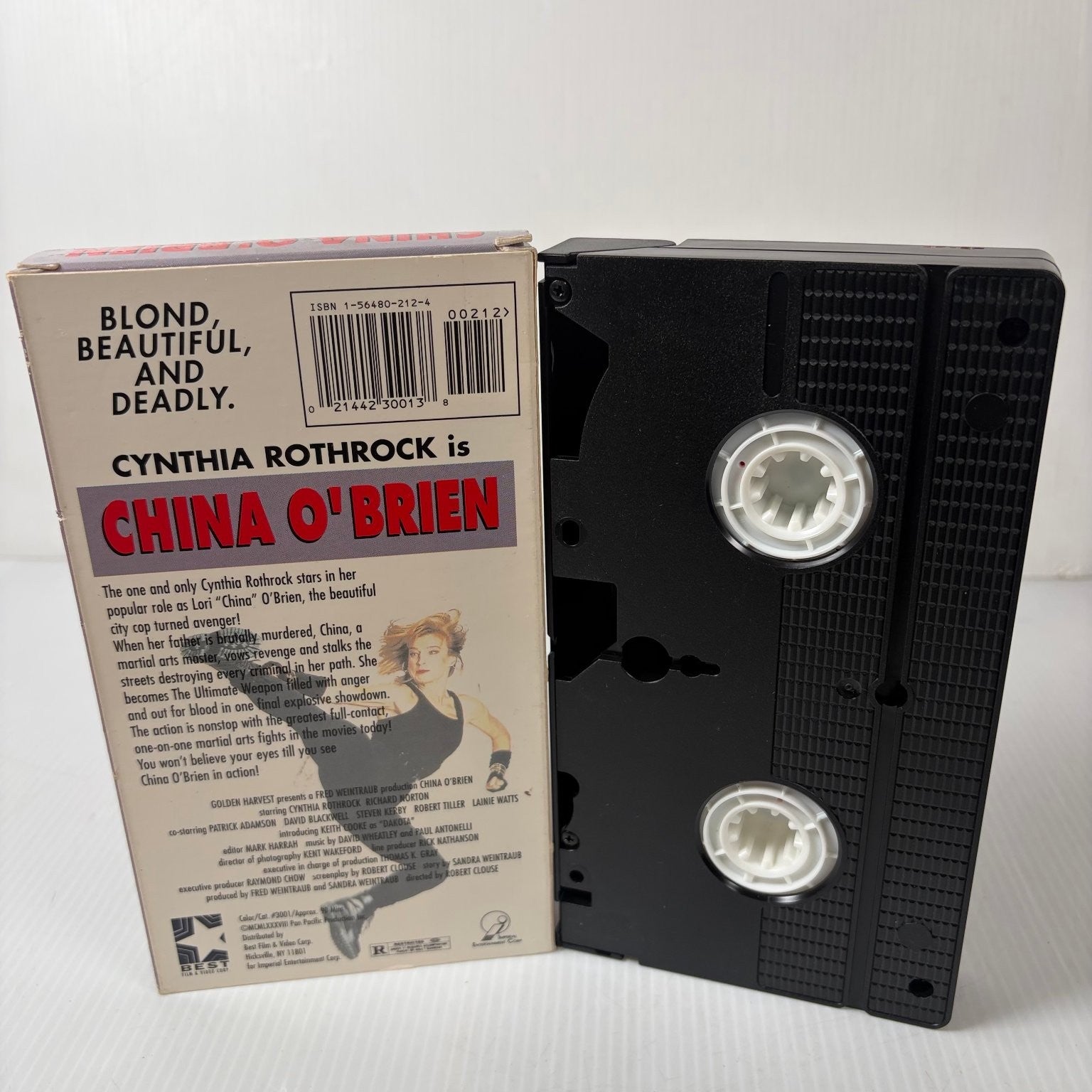 China O'Brien VHS 1988 Action Martial Arts Cynthia Rothrock Best Film