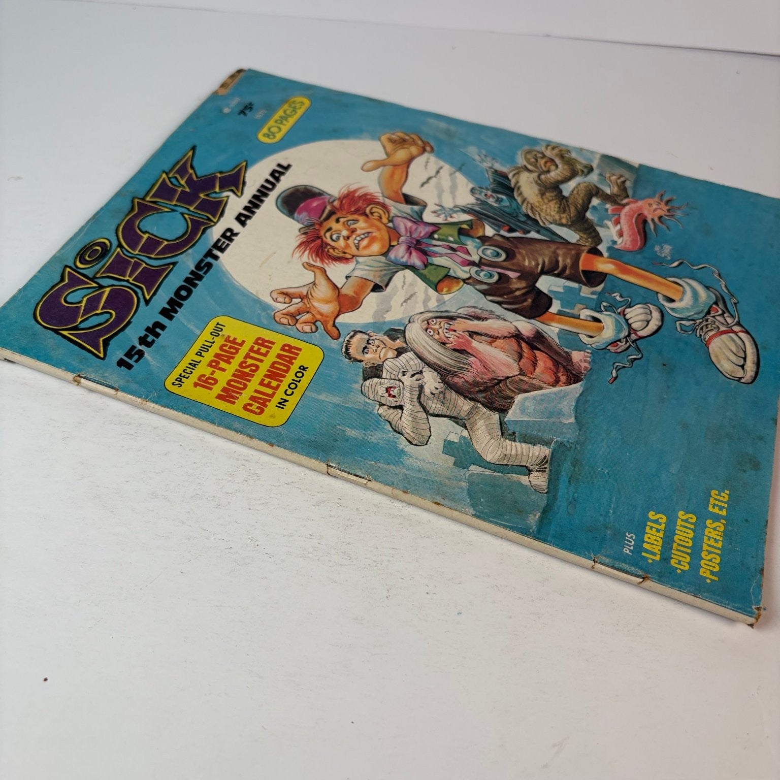 Sick Magazine 1975 15th Monster Annual Cartoon Humor Satire Calendar