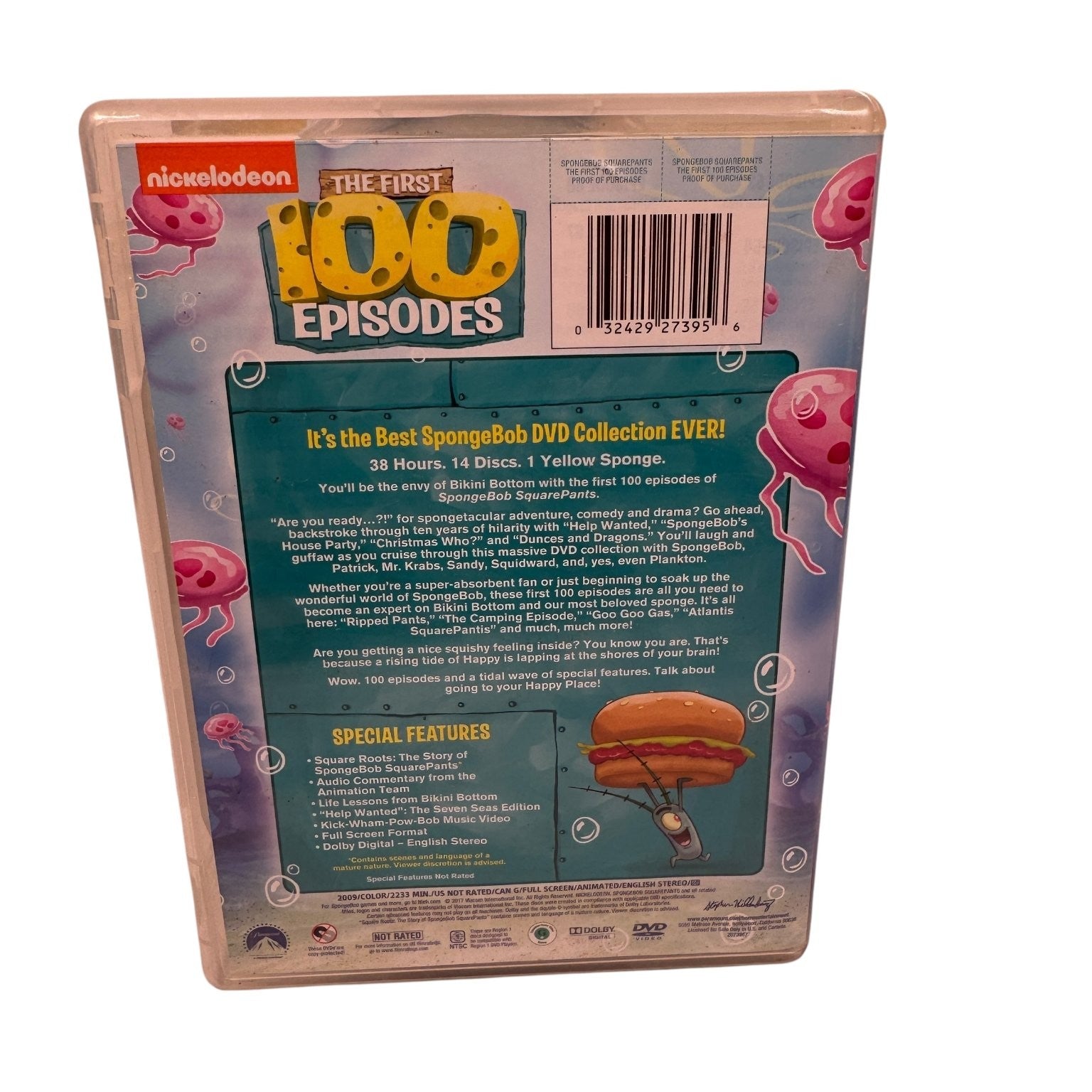 SpongeBob SquarePants DVD 2009 The First 100 Episodes Nick Animation