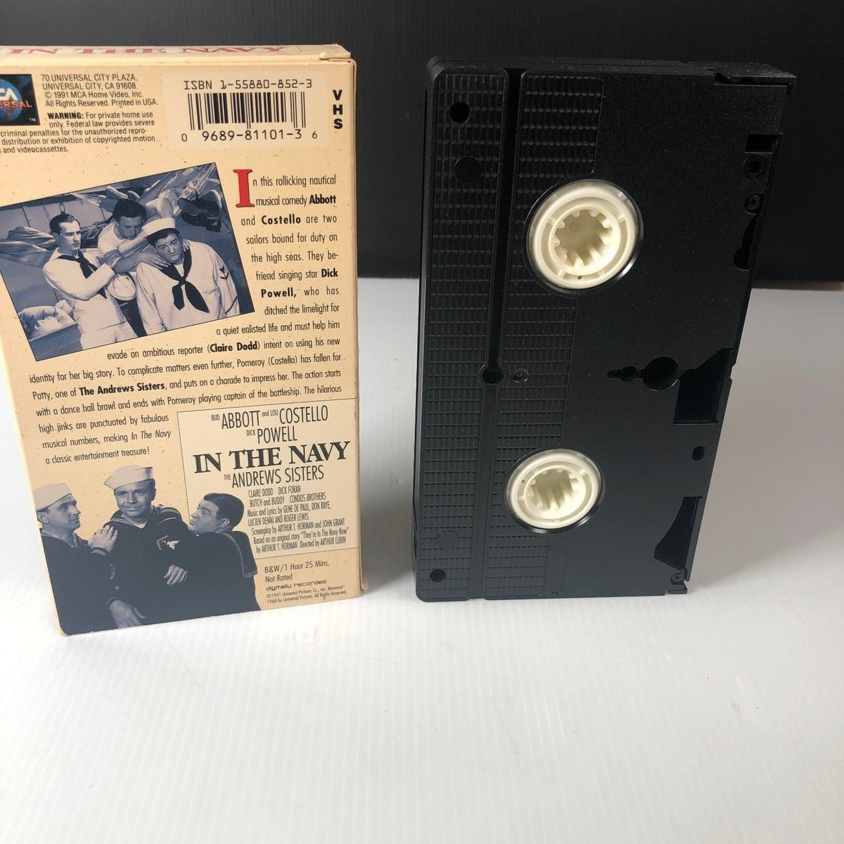 Abbott & Costello In The Navy VHS 1941 Comedy Musical Original Release MCA