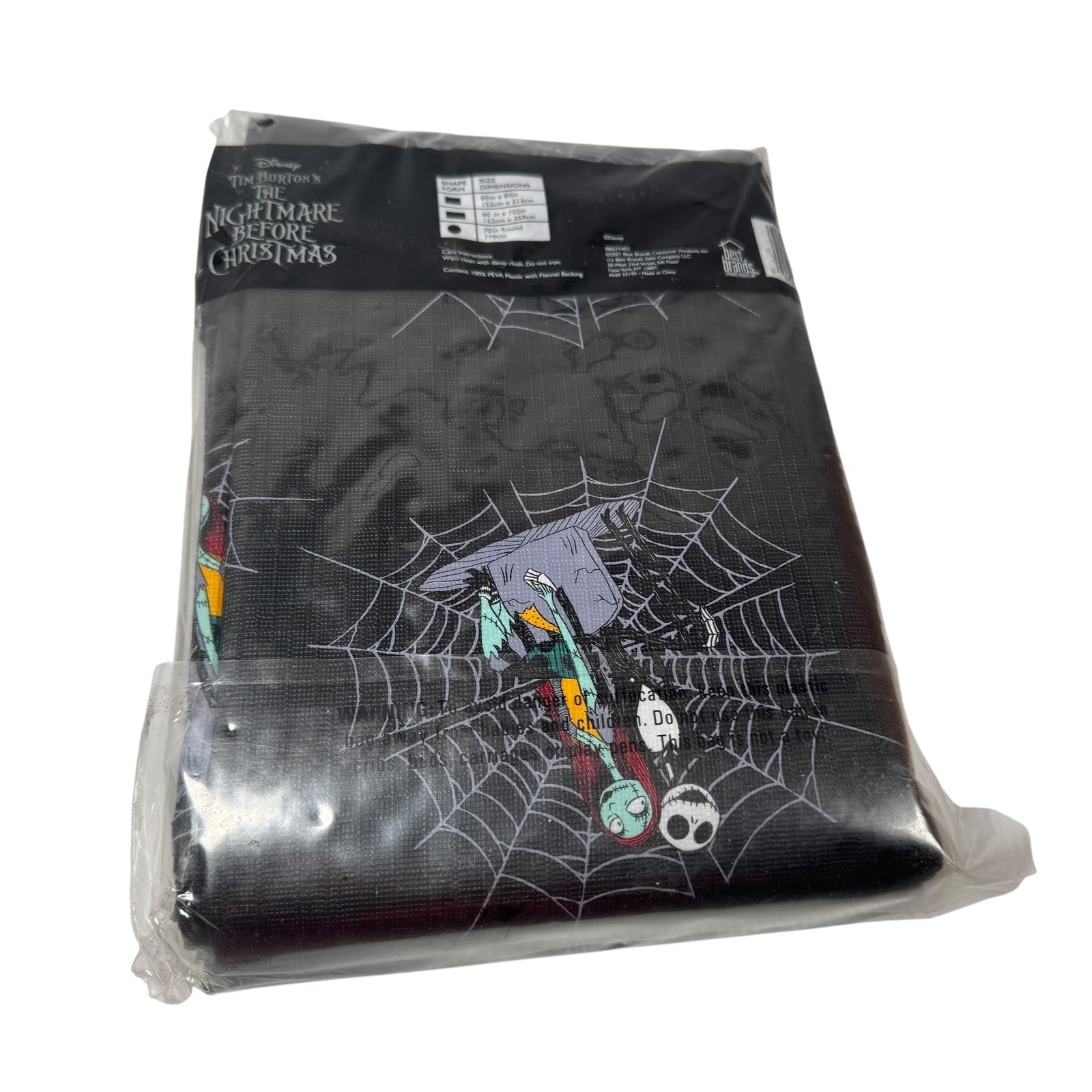 Disney Nightmare Before Christmas Tablecloth 60x84 Jack Sally Halloween Party De