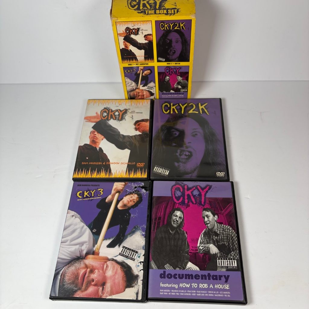 CKY The Box Set 4 DVD Bam Margera Landspeed CKY2K CKY3 Documentary Skateboard