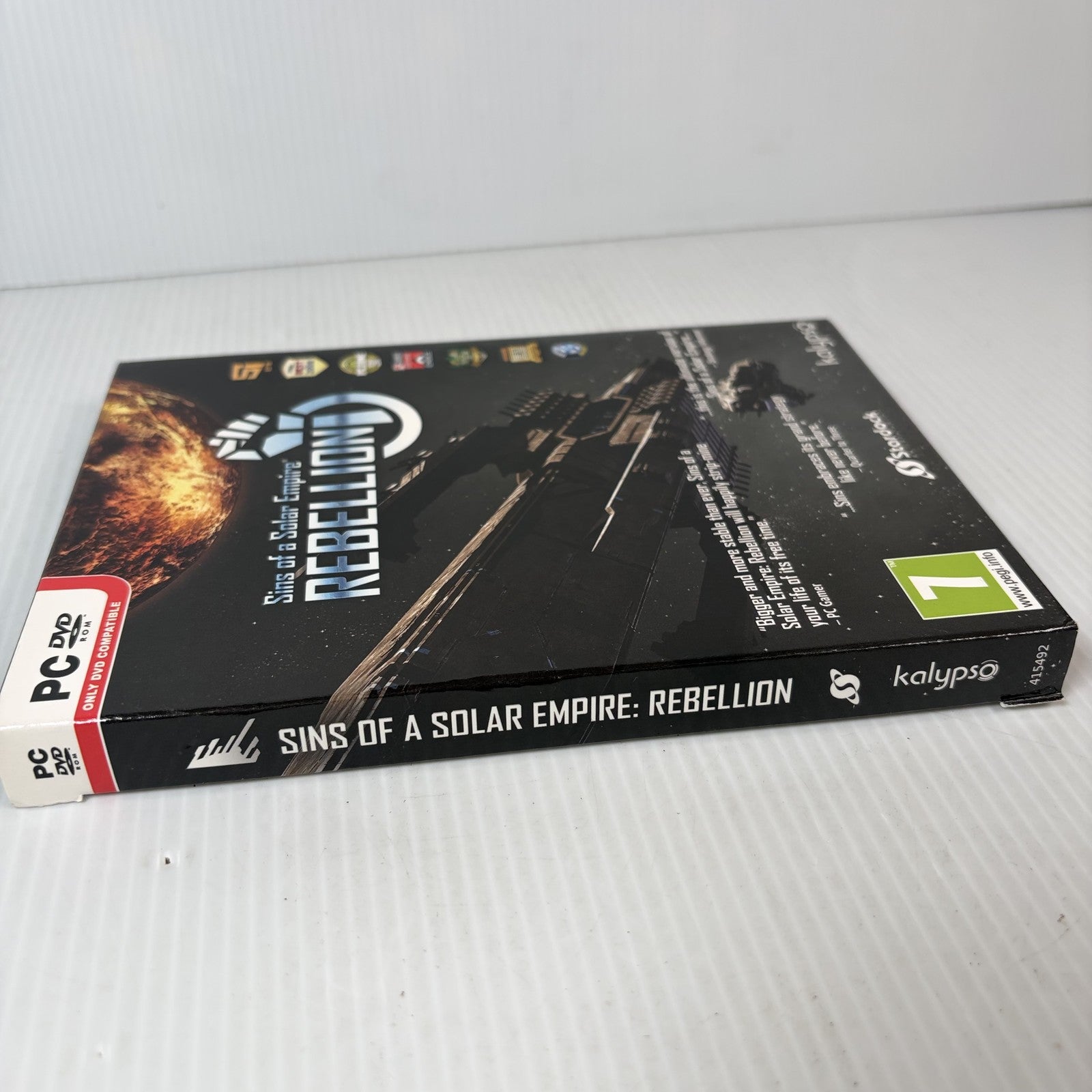 Sins of a Solar Empire Rebellion PC DVD Game Stardock Kalypso PEGI 7 RTS