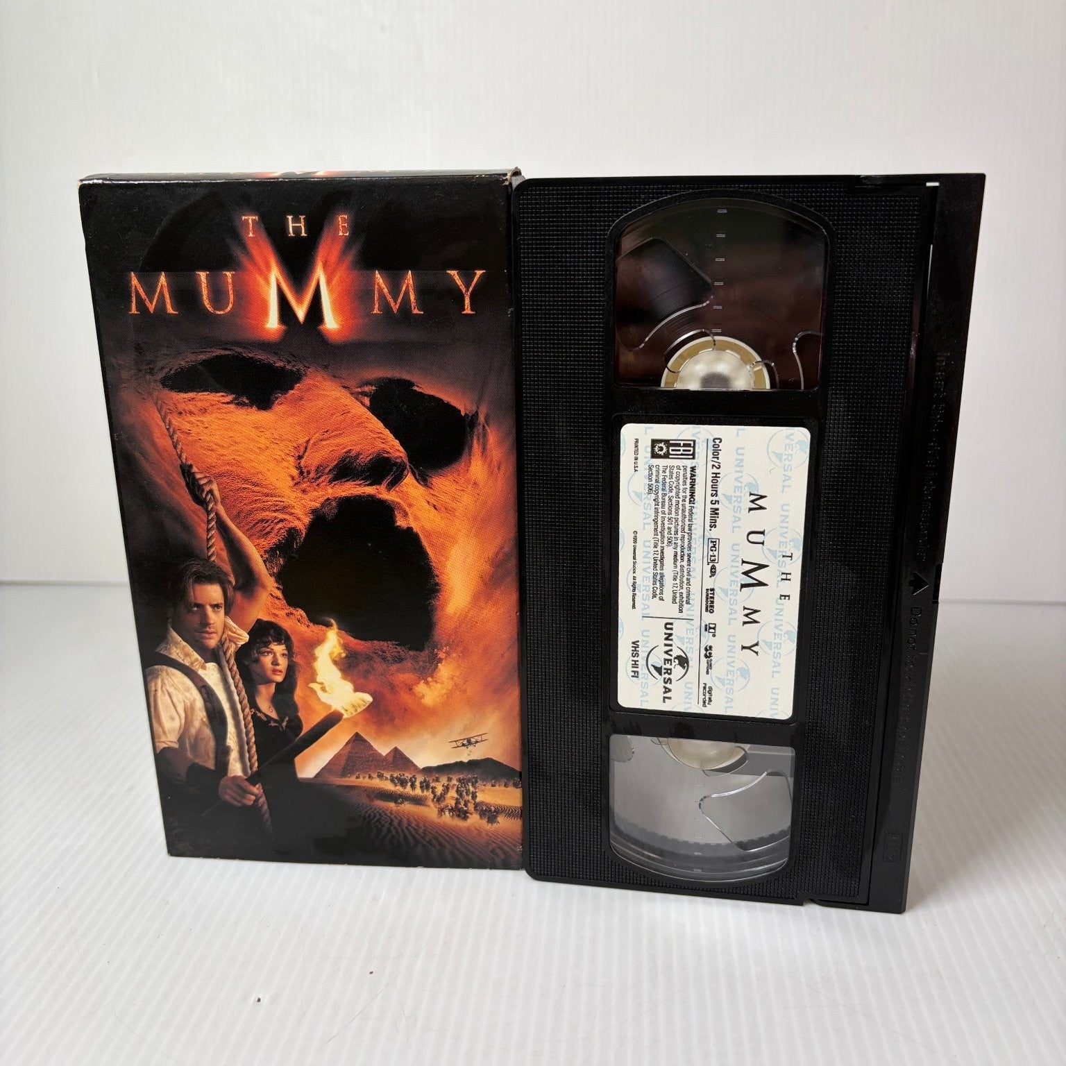 The Mummy VHS 1999 Action Adventure Horror Universal Brendan Fraser