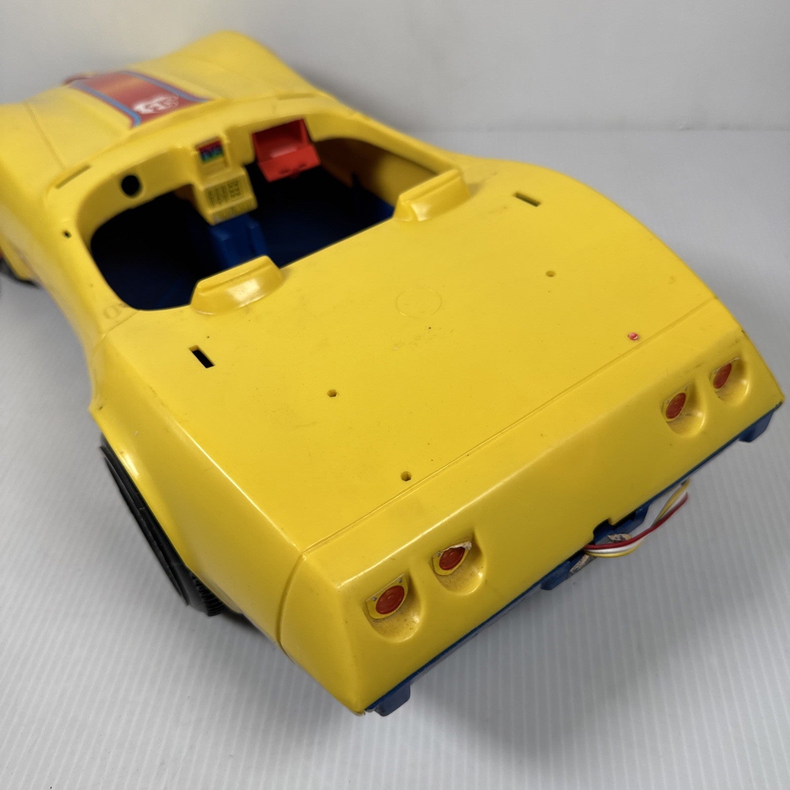 VTG 1979 Yellow Barbie Super ‘Vette Corvette Remote Controlled AS IS For Parts