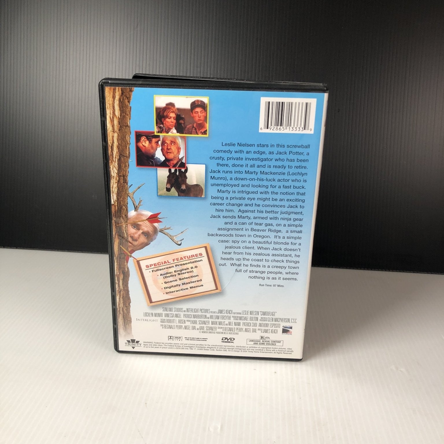 Camouflage DVD 2004 Leslie Nielsen Comedy Special Features
