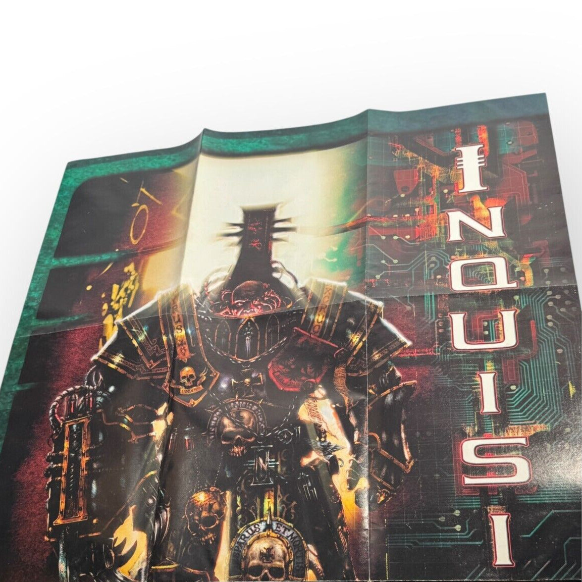 Games Workshop Warhammer 40K Inquisitor Poster w/ Retailer List 2x Sided