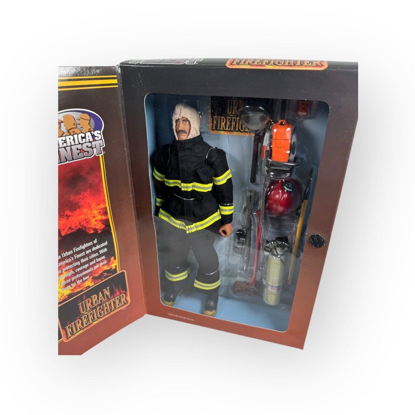 America's Finest Urban Firefighter 12" 21st Century Toys Figure NEW IN Worn BOX