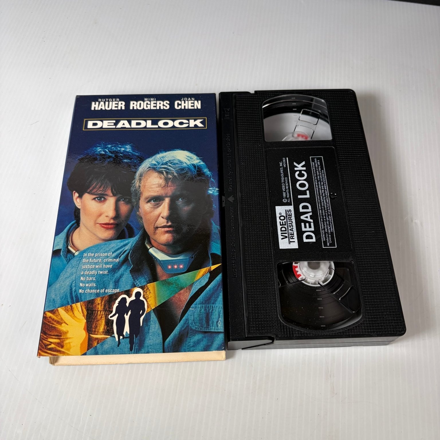Deadlock VHS 1991 Sci-Fi Thriller Original Release Video Treasures