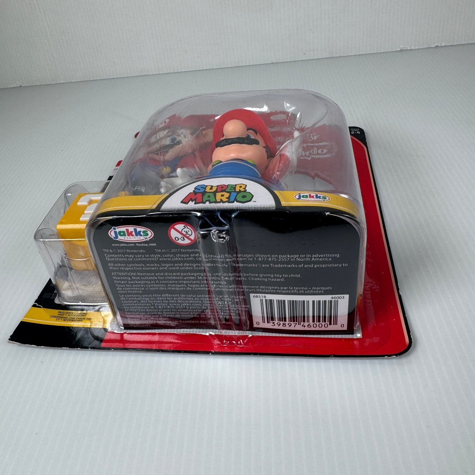 Mario World of Nintendo 4 Inch Figure with Question Block Jakks Pacific