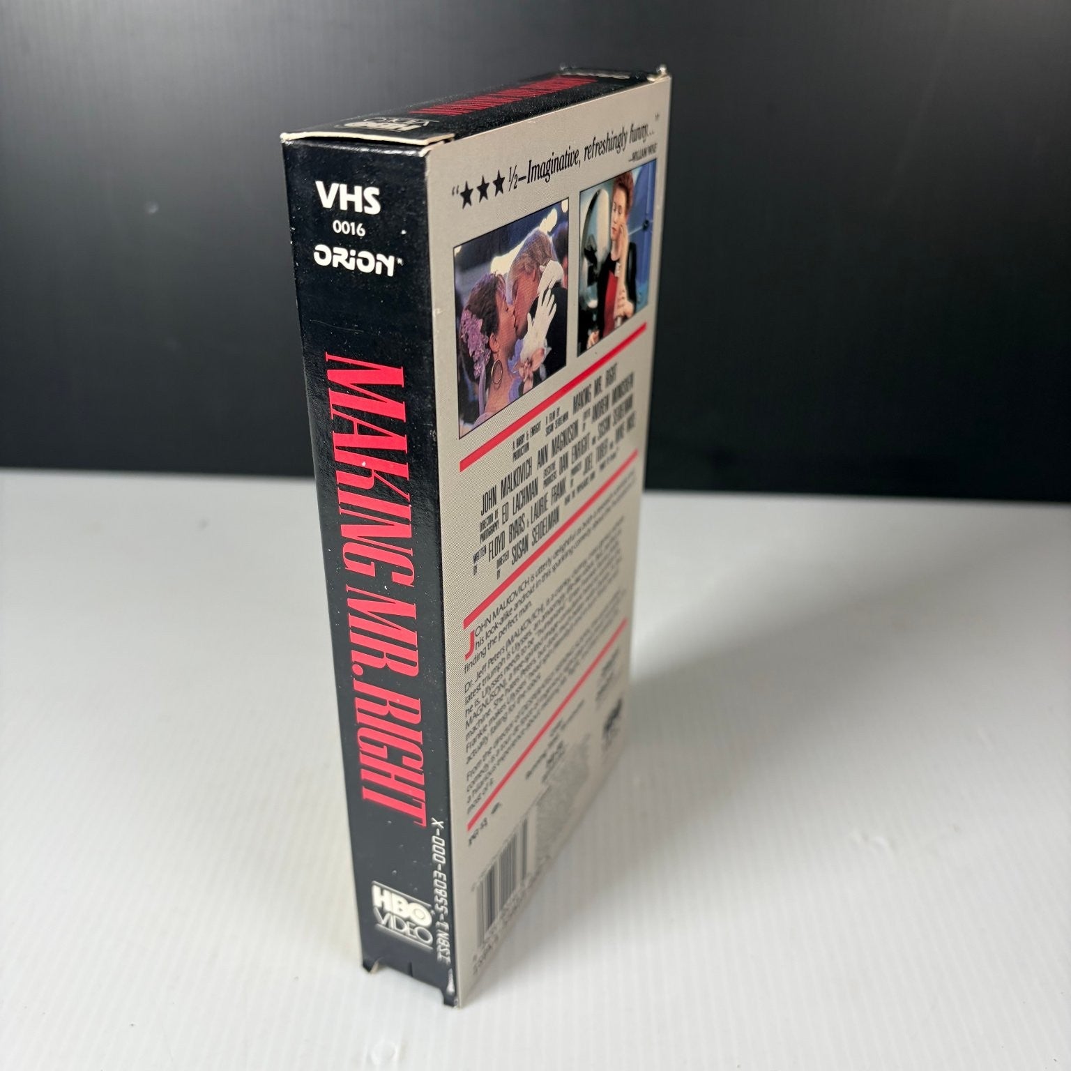 Making Mr. Right VHS 1987 Comedy Original Release HBO Video Orion