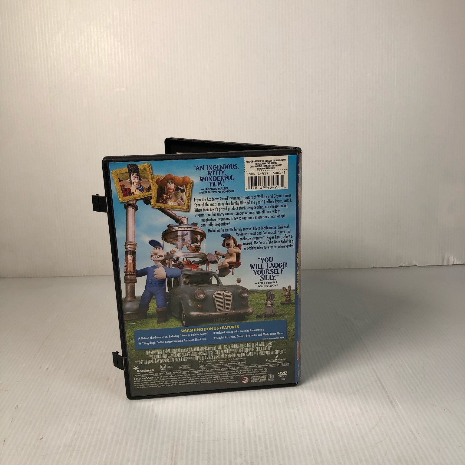 Wallace & Gromit: Curse of Were-Rabbit DVD 2005 Widescreen Peter Sallis