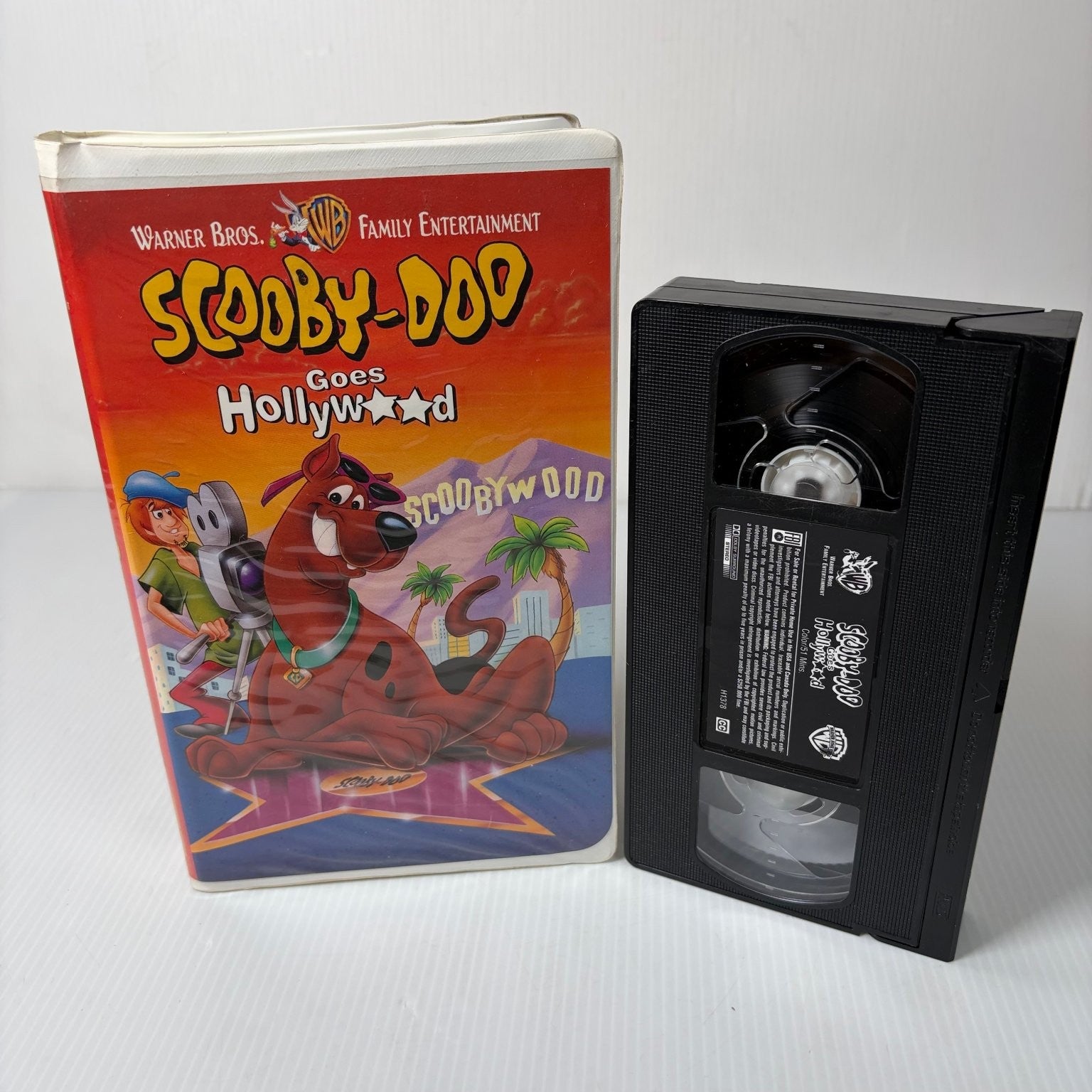 Scooby-Doo Goes Hollywood VHS 1995 Animation Family Warner Bros Clamshell