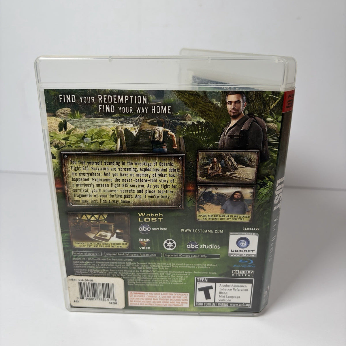 Lost: Via Domus The Video Game Playstation 3 (PS3) Complete CIB