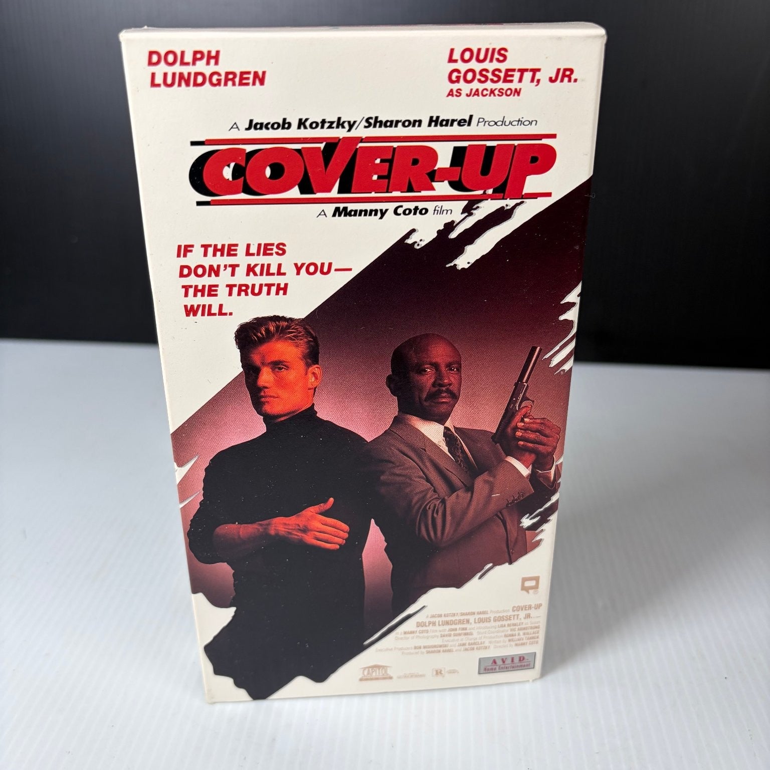 Cover-Up VHS 1991 Action Thriller Dolph Lundgren Avid Home Entertainment