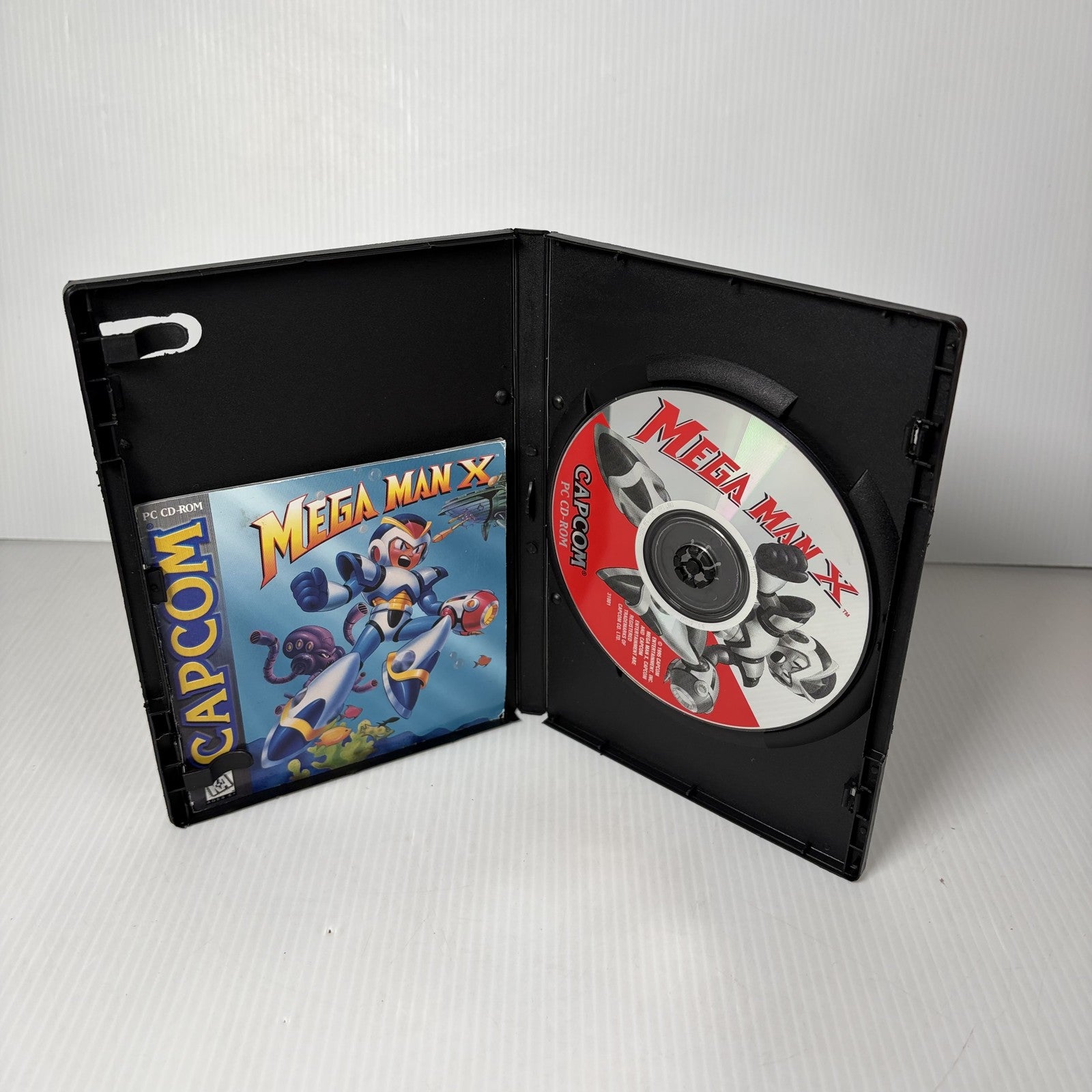 Mega Man X PC CD-ROM Game Capcom w/ Manual Action Platformer