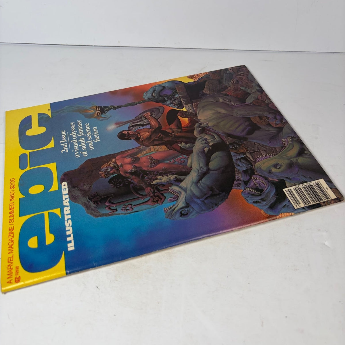 Epic Illustrated Magazine #2 Summer 1980 Richard Corben Cover Fantasy Sci-Fi