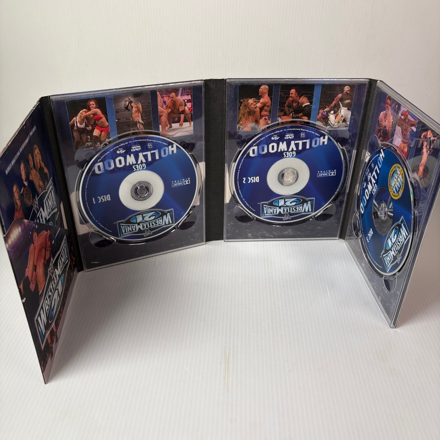 WrestleMania 21 DVD 2005 3-Disc Collector's Edition WWE Superstars John Cena