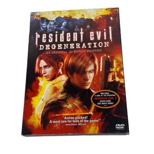 Resident Evil: Degeneration DVD CG Motion Picture Zombies Horror