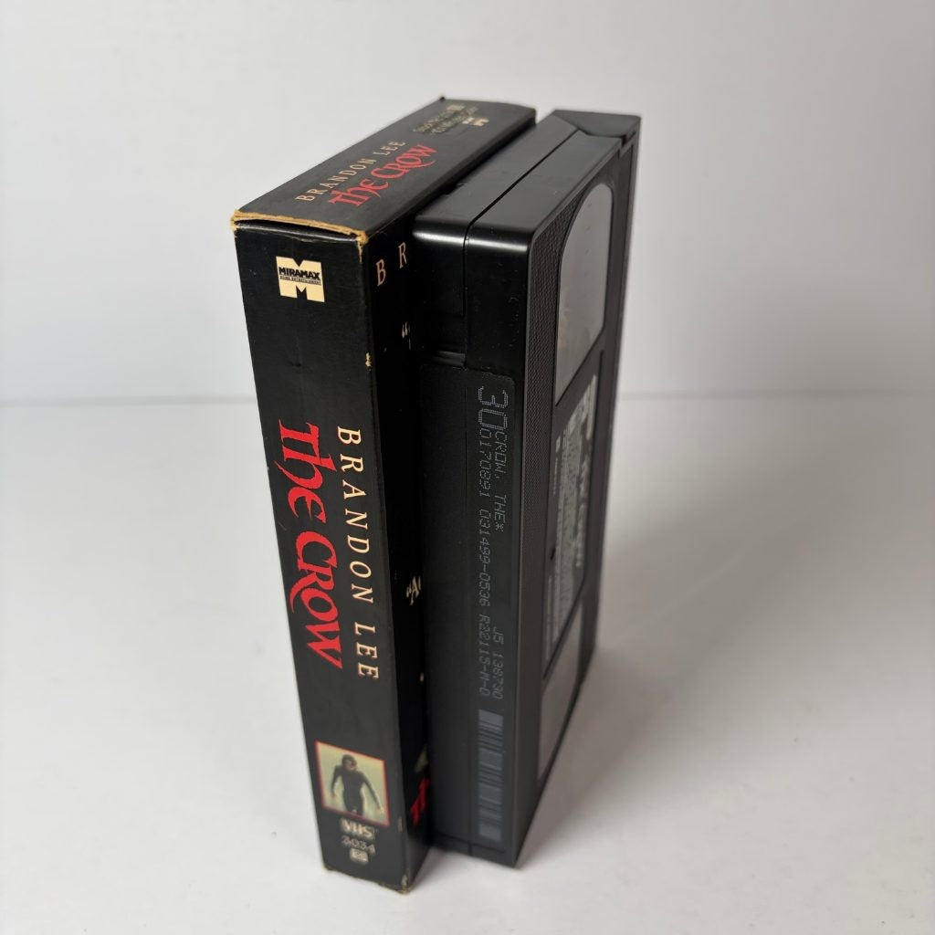 The Crow VHS Brandon Lee Miramax 1994 Cult Gothic Action Horror Film
