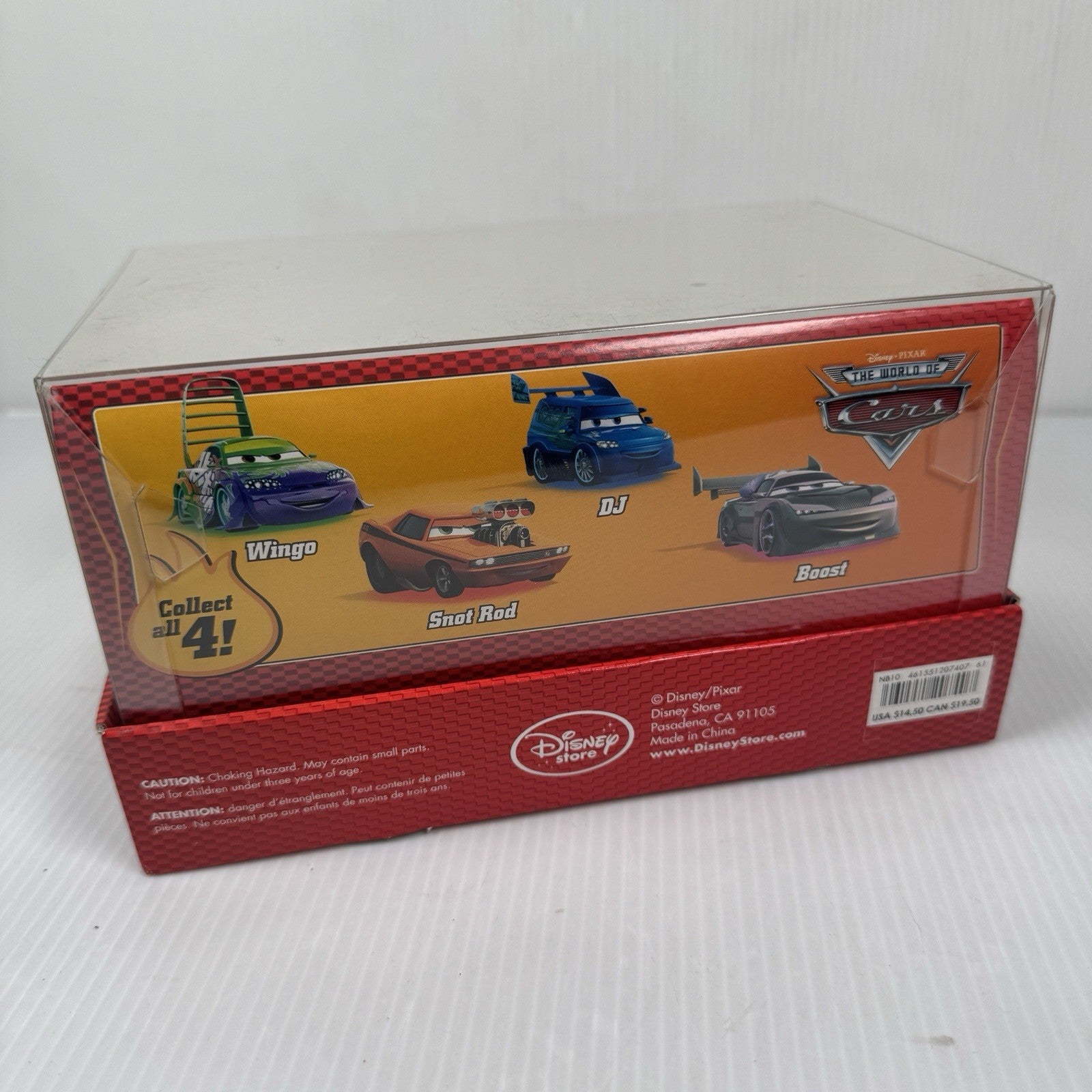 World Of Cars Neon Light Up Diecast Set Wingo & DJ Disney Store EXCLUSIVE Read