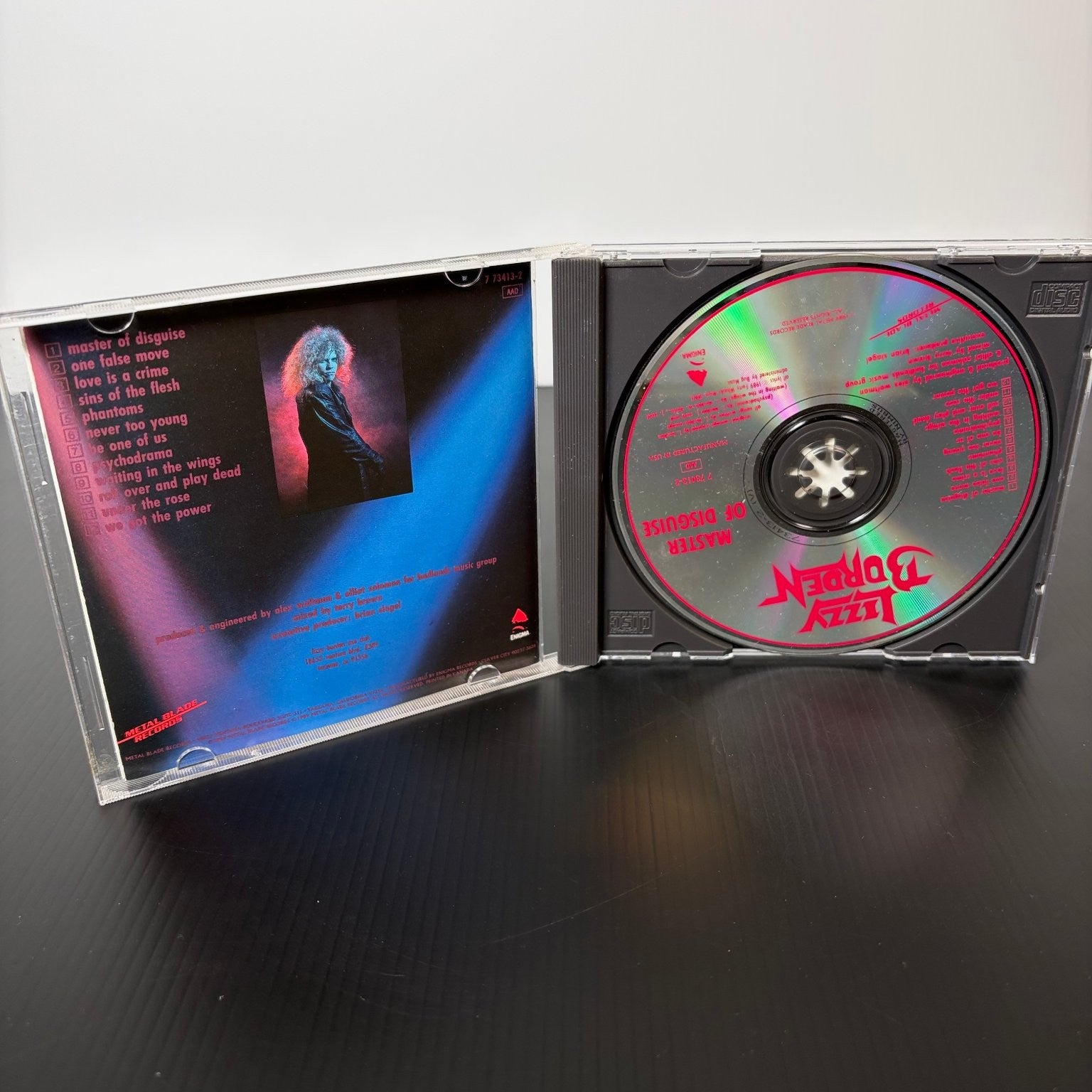 Lizzy Borden – Master of Disguise CD 1991 Heavy Metal Metal Blade