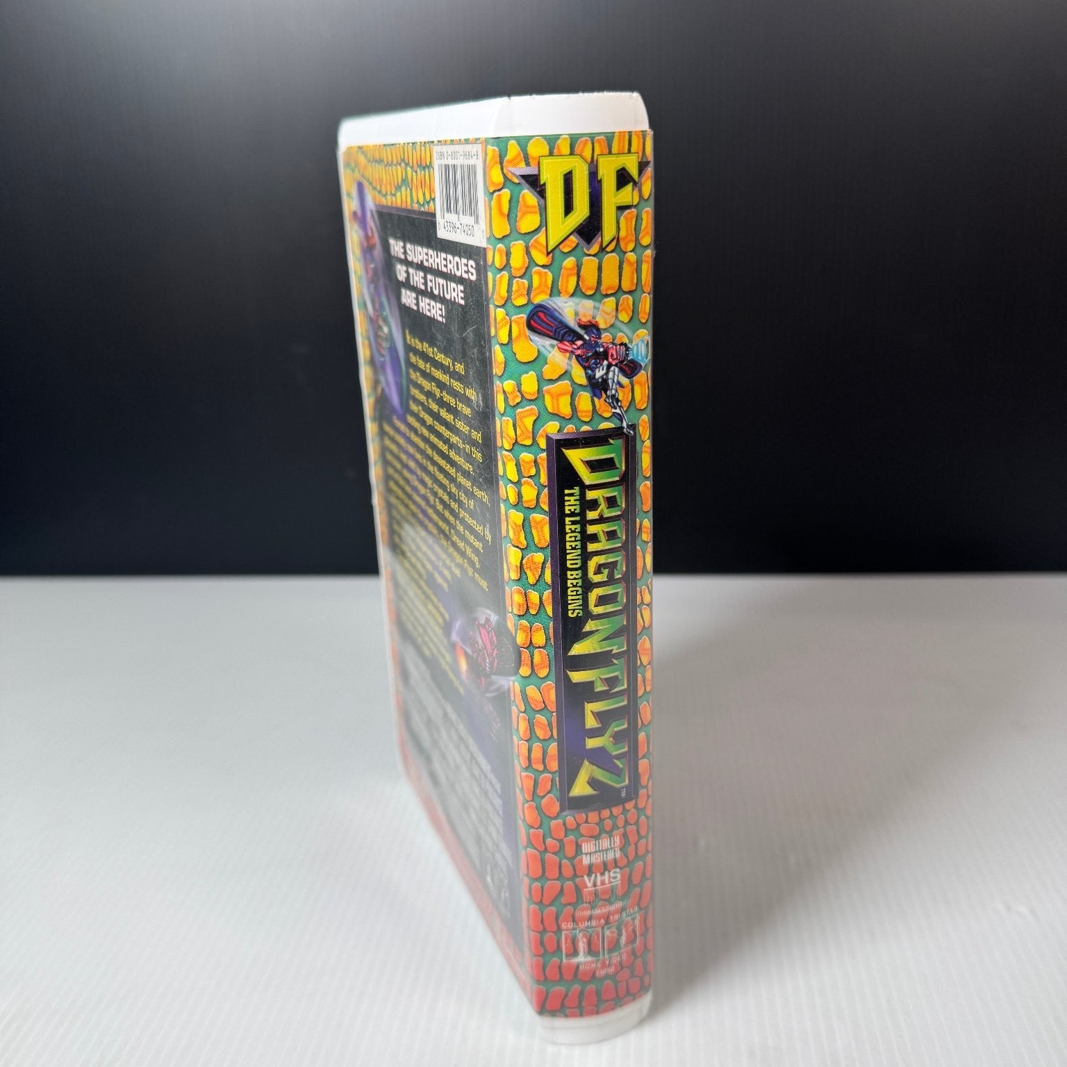 Dragon Flyz The Legend Begins VHS 1996 Animated Action w/ Lenticular Cover