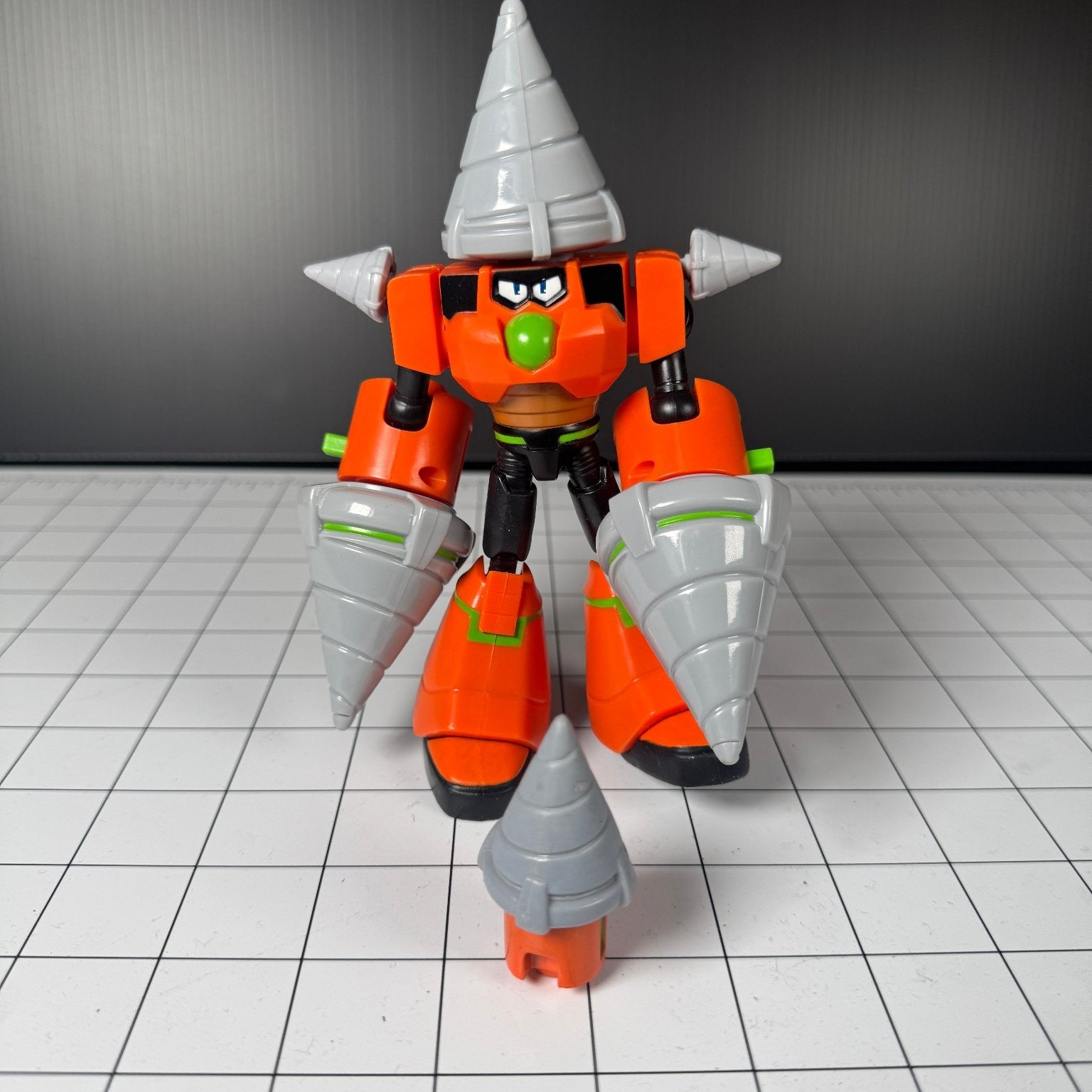 Drill Man Mega Man Action Figure 6in Articulated with Drillbomb Accessory