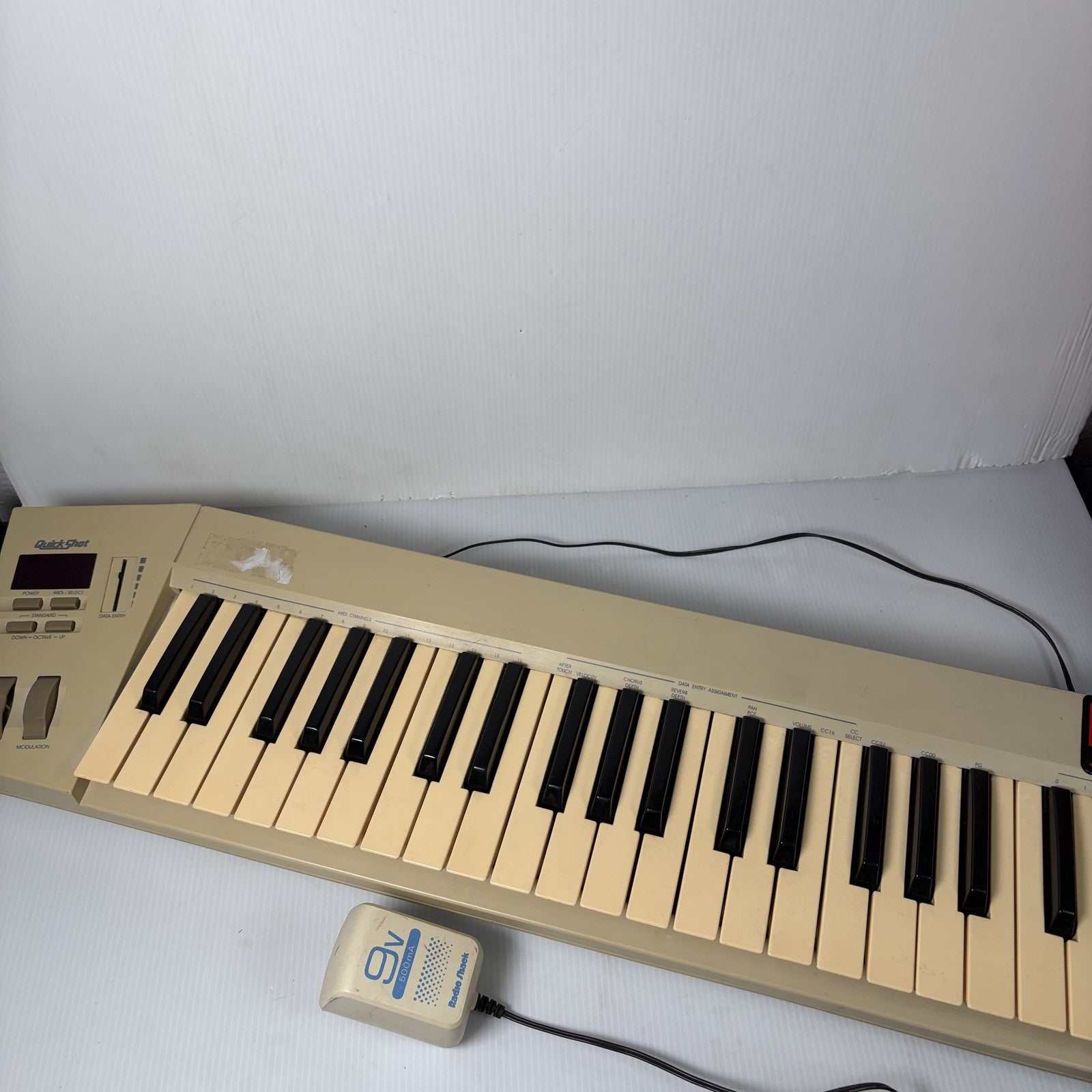 Quick Shot MIDI Composer Master Keyboard 49-Key Controller Vintage PC DOS Amiga