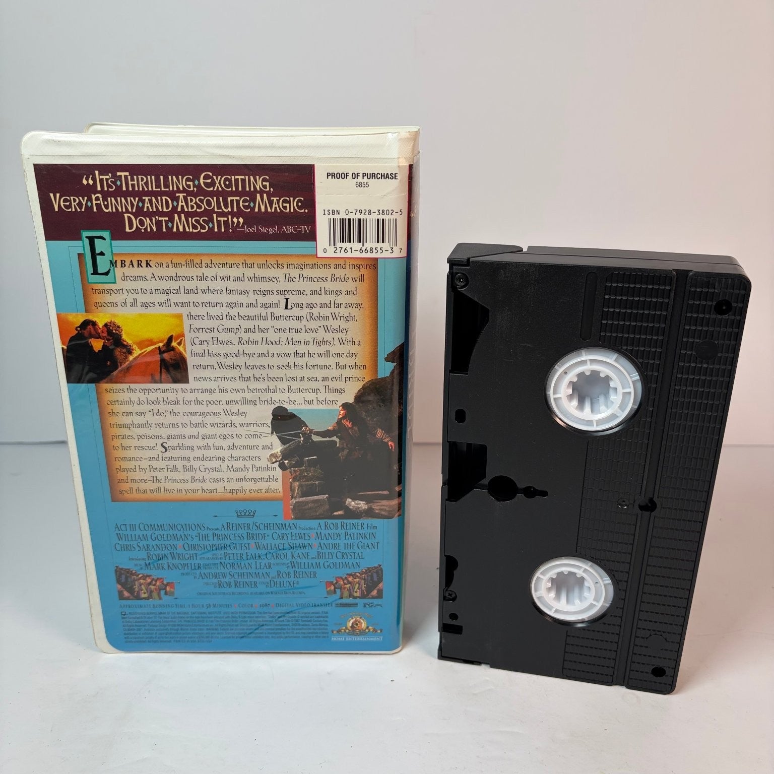 The Princess Bride VHS 1987 Fantasy Adventure MGM/UA Home Ent Clamshell